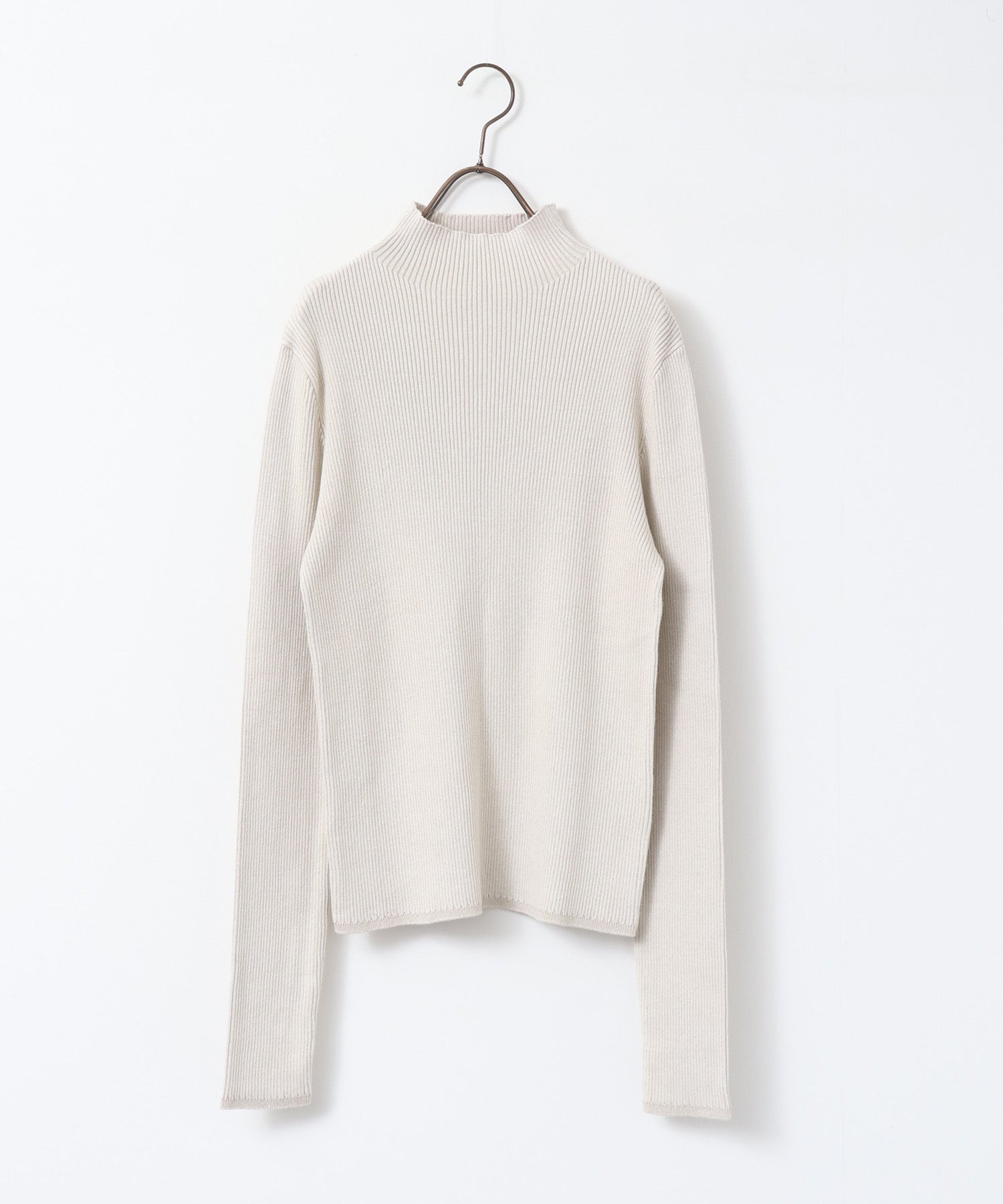 コットン リブ ストーンウォッシュ リブニット