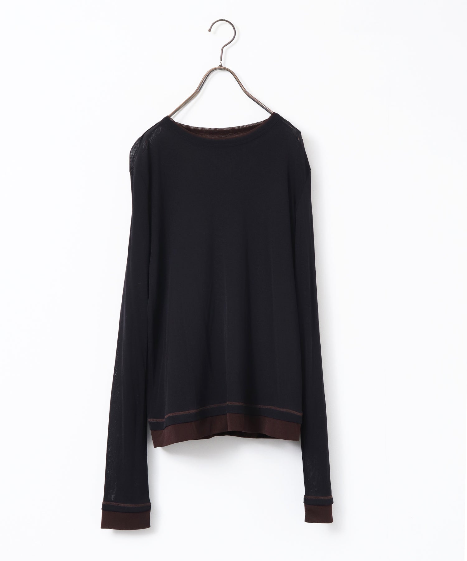 BICOLOR SHEER TOPS