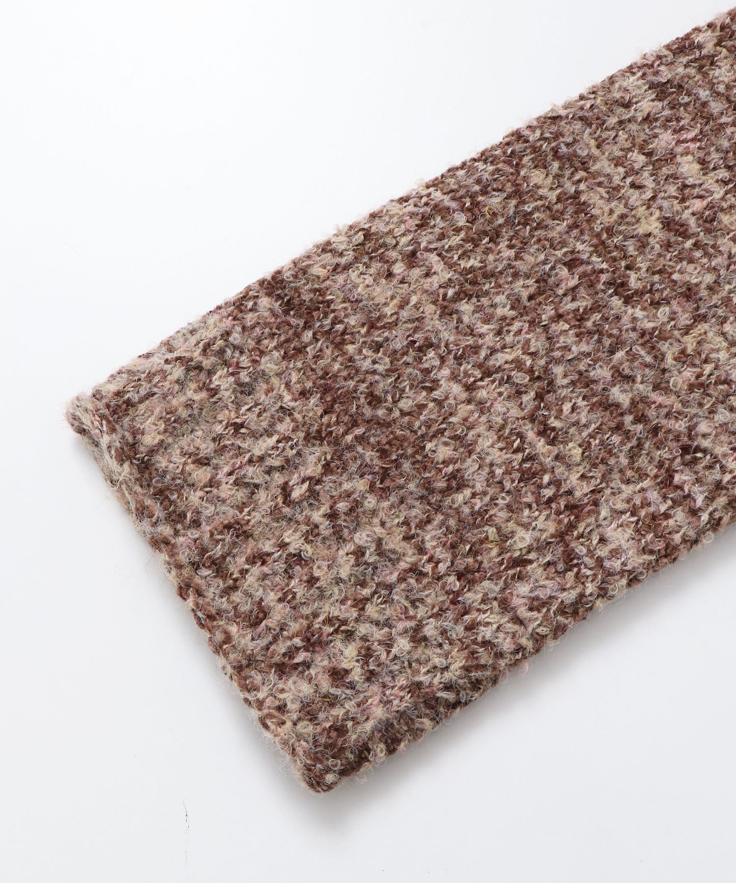 BOUCLE HIGH NECK KNIT