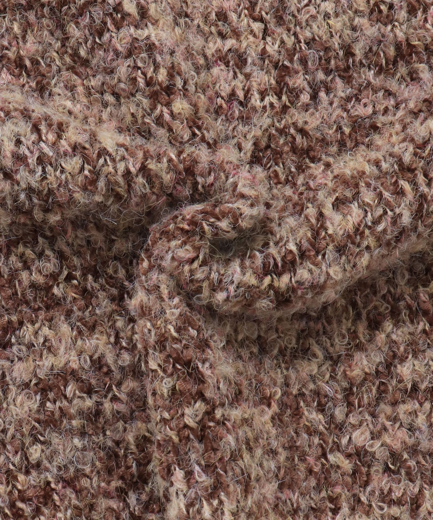 BOUCLE HIGH NECK KNIT