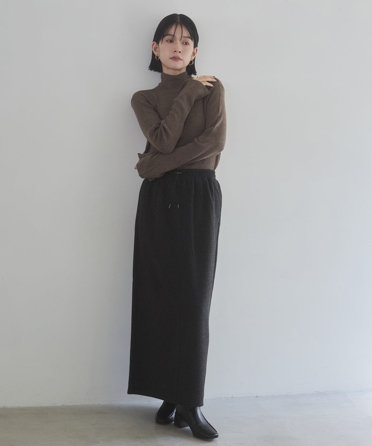 BICOLOR TURTLE RIB KNIT