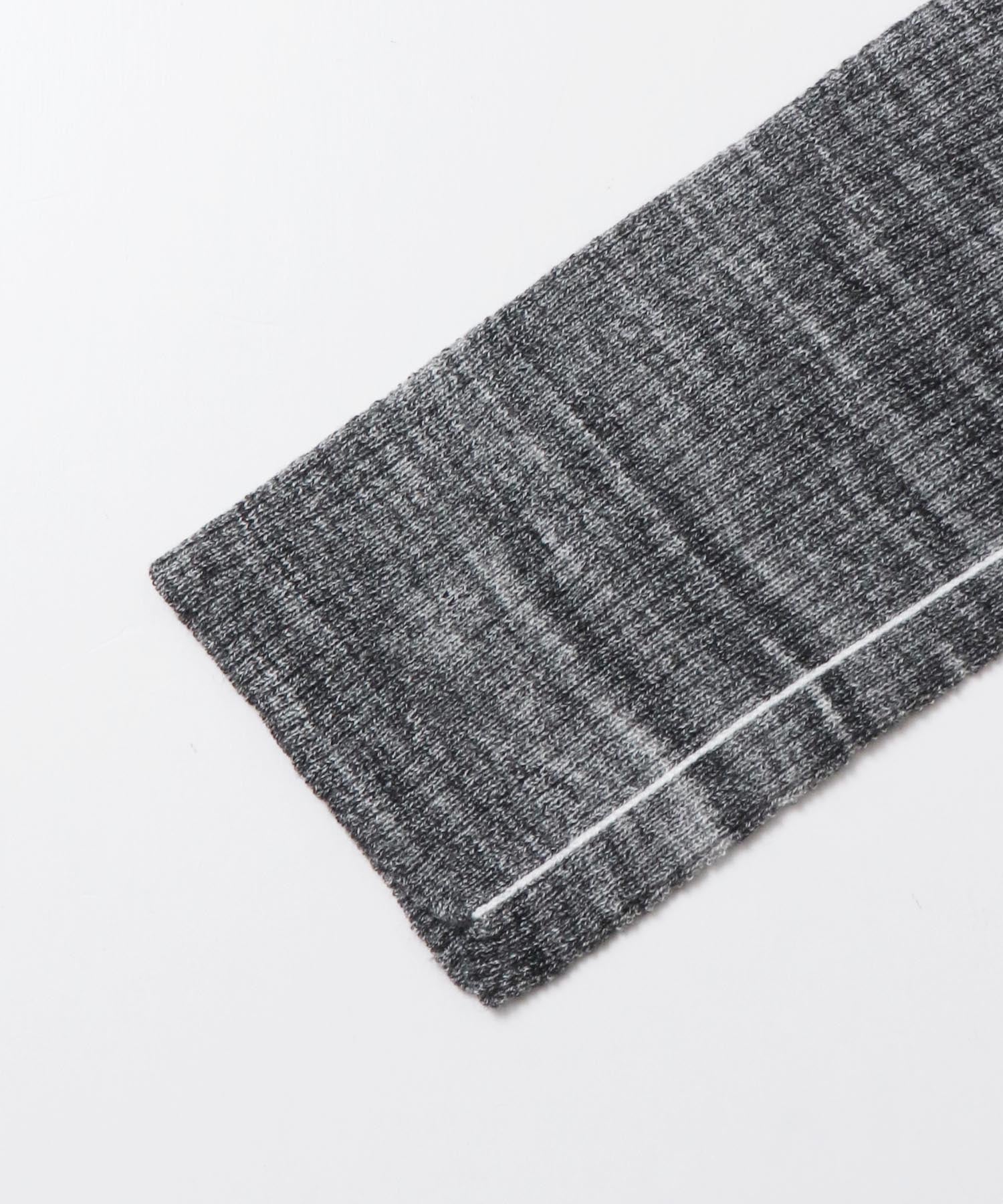 配色 タートルリブニット