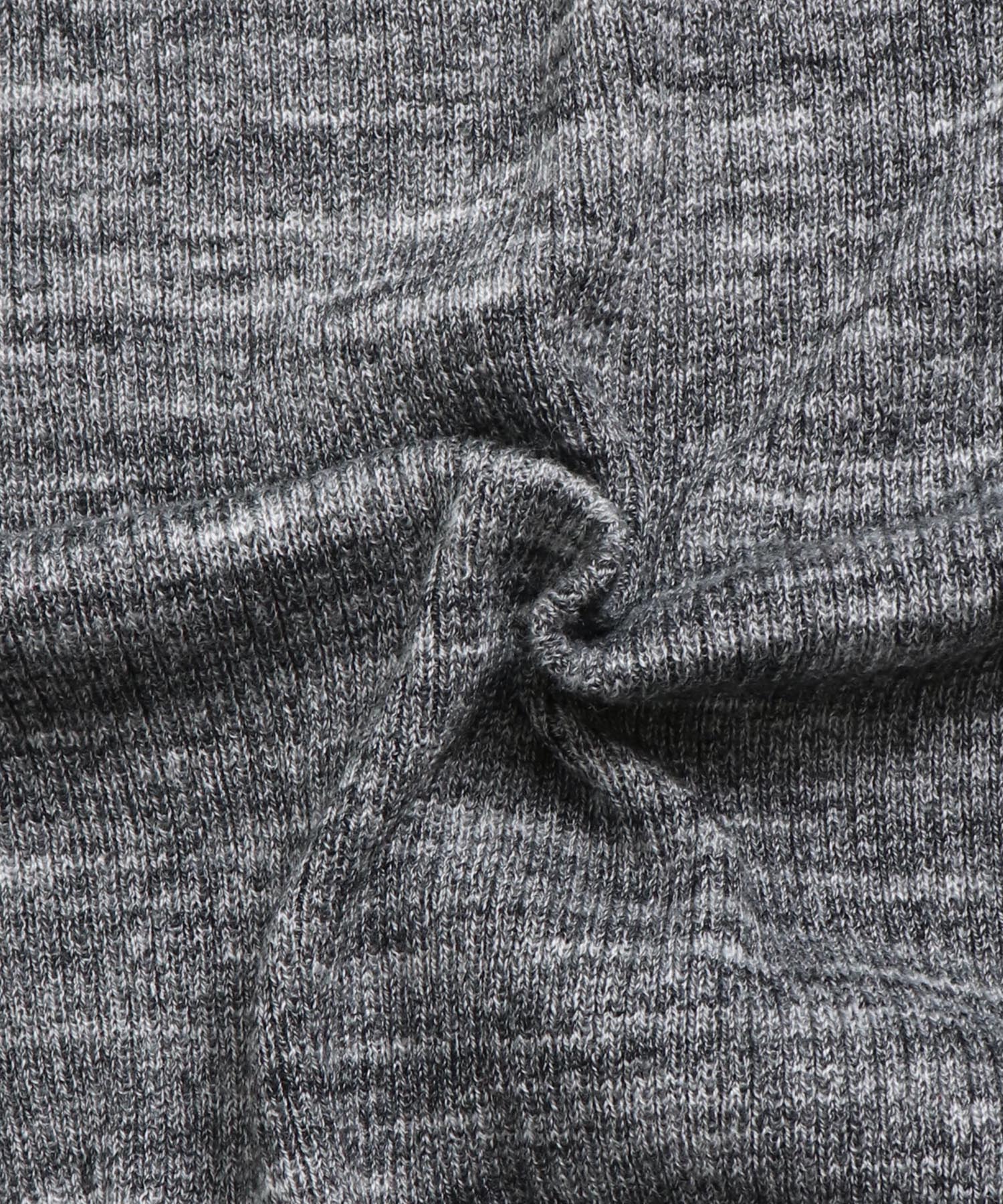 配色 タートルリブニット