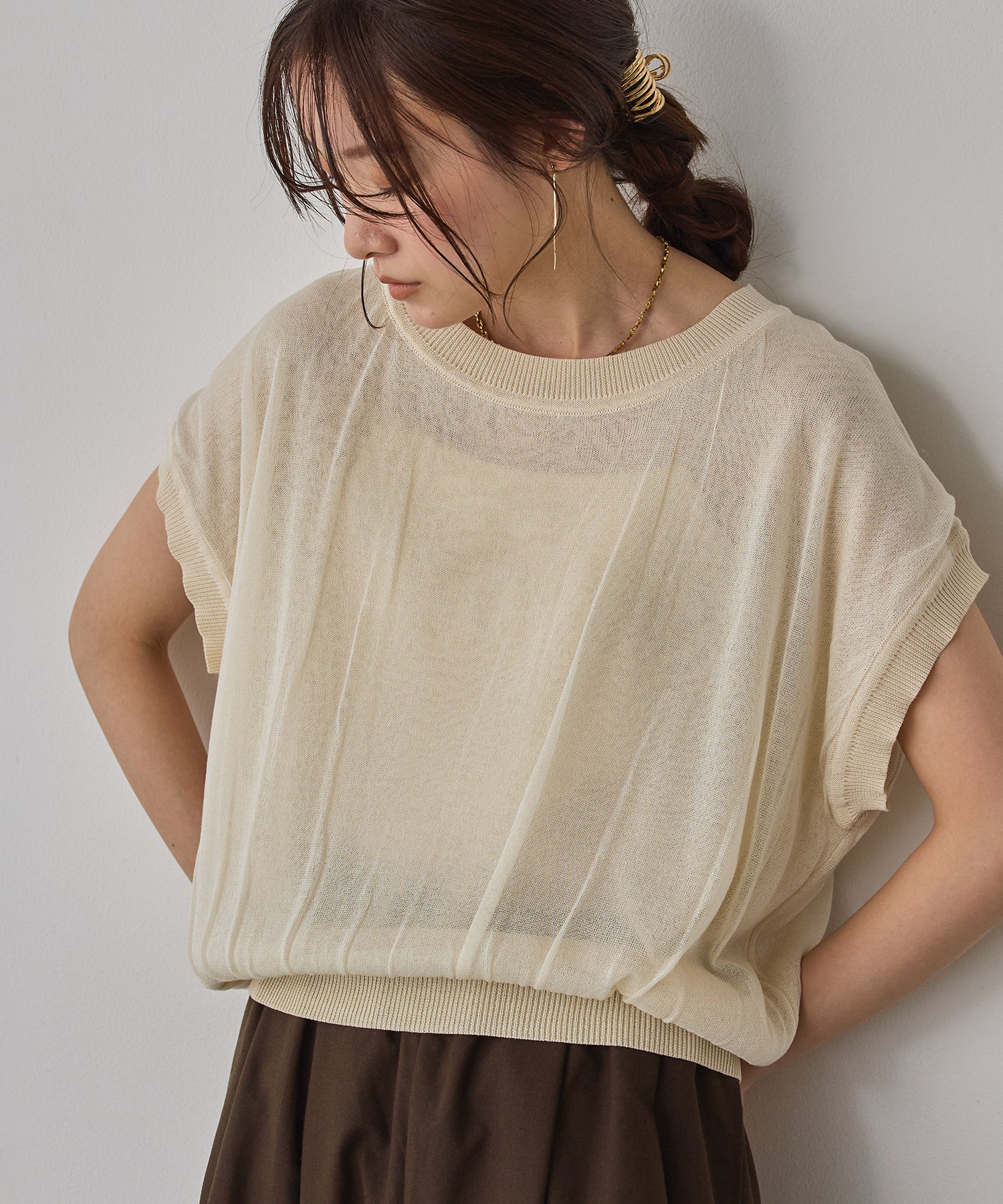 REVERSIBLE COLOR-BLOCK KNIT