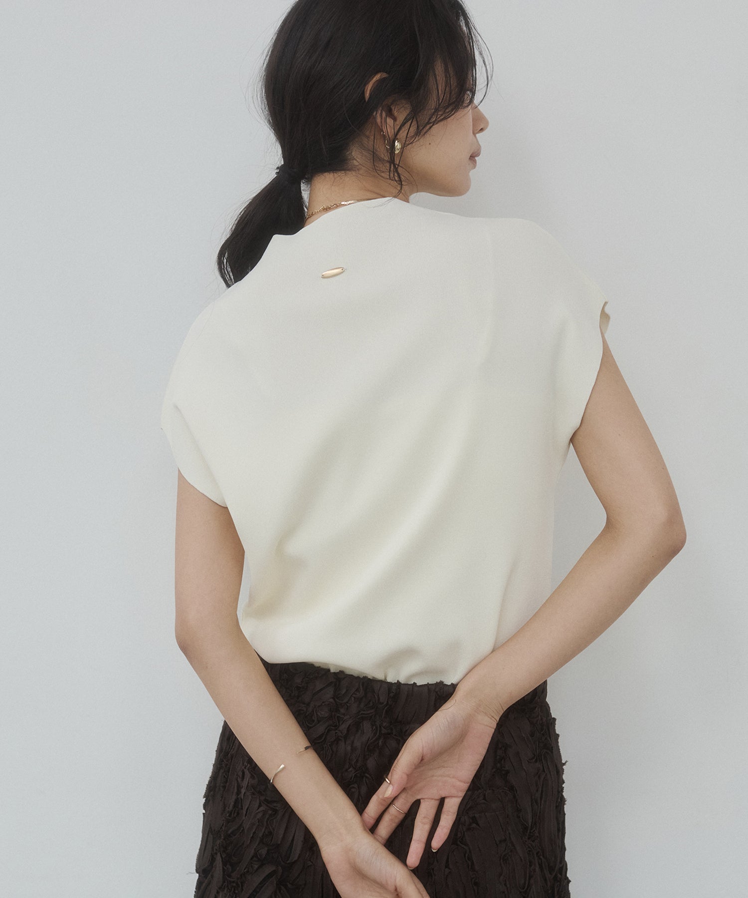 FRENCH-SLEEVE KNIT TOPS