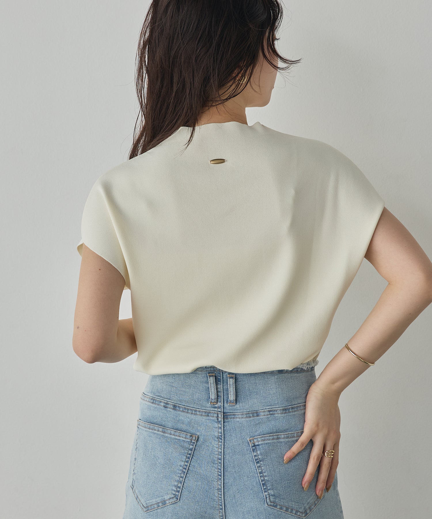 FRENCH-SLEEVE KNIT TOPS