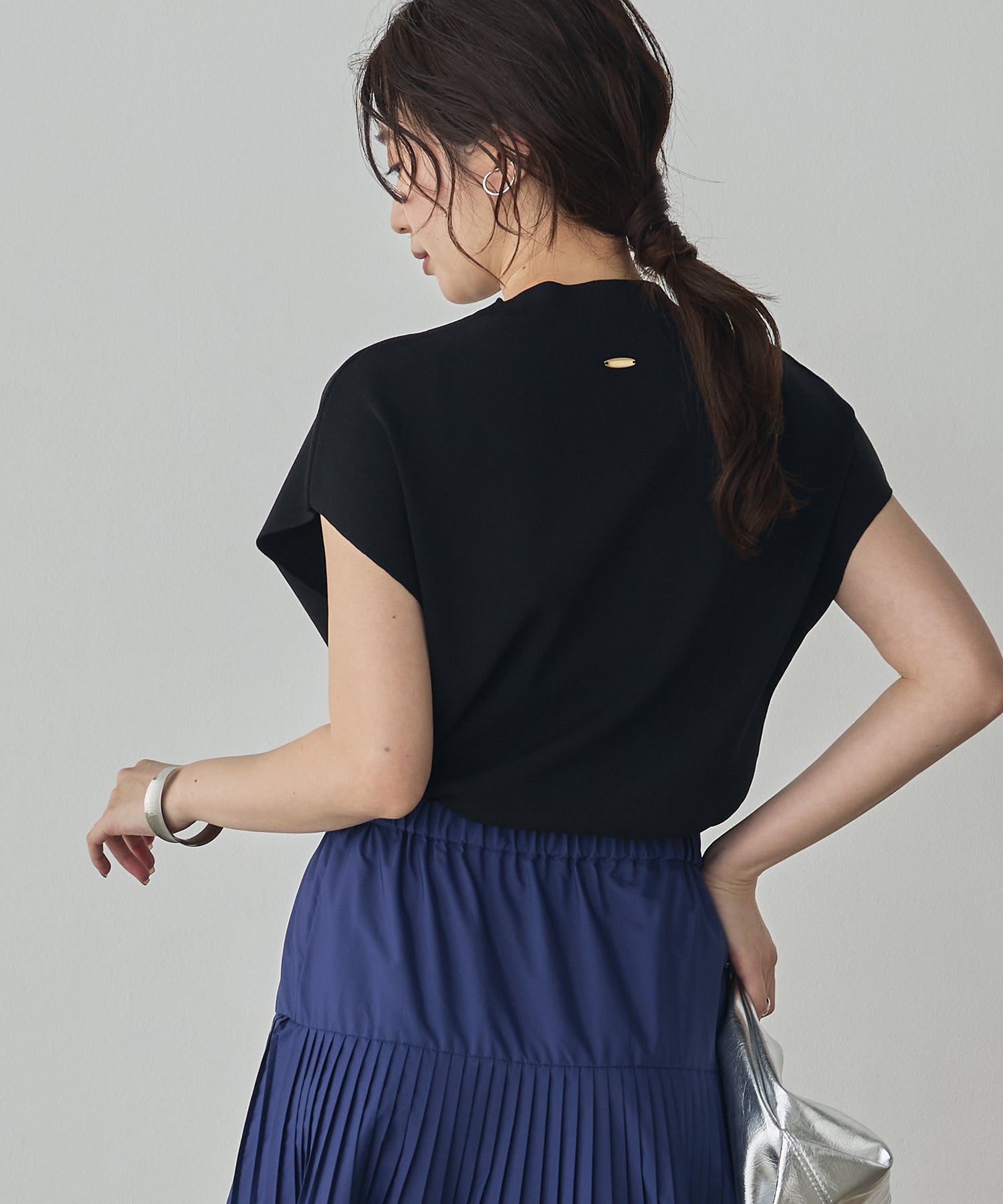 FRENCH-SLEEVE KNIT TOPS