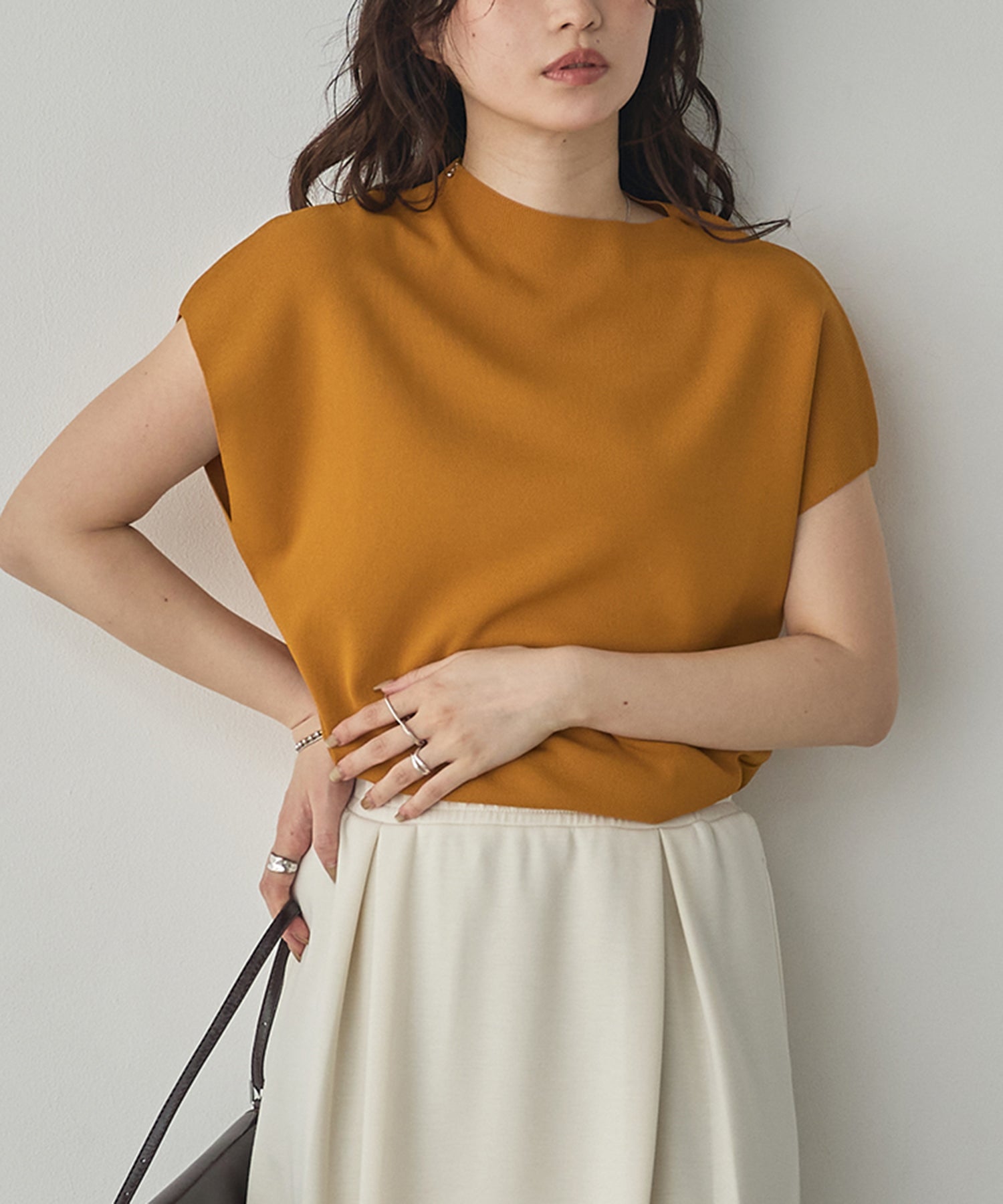 FRENCH-SLEEVE KNIT TOPS