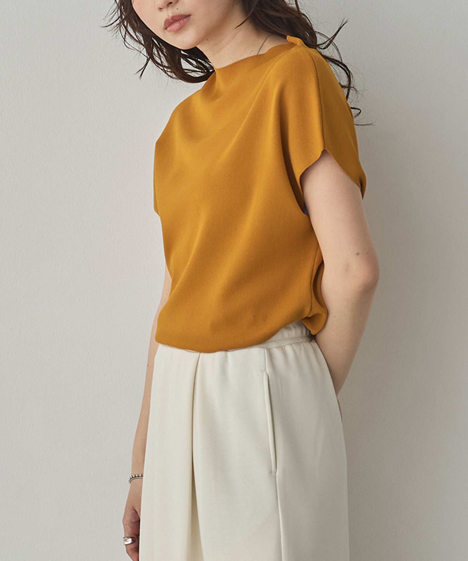 FRENCH-SLEEVE KNIT TOPS