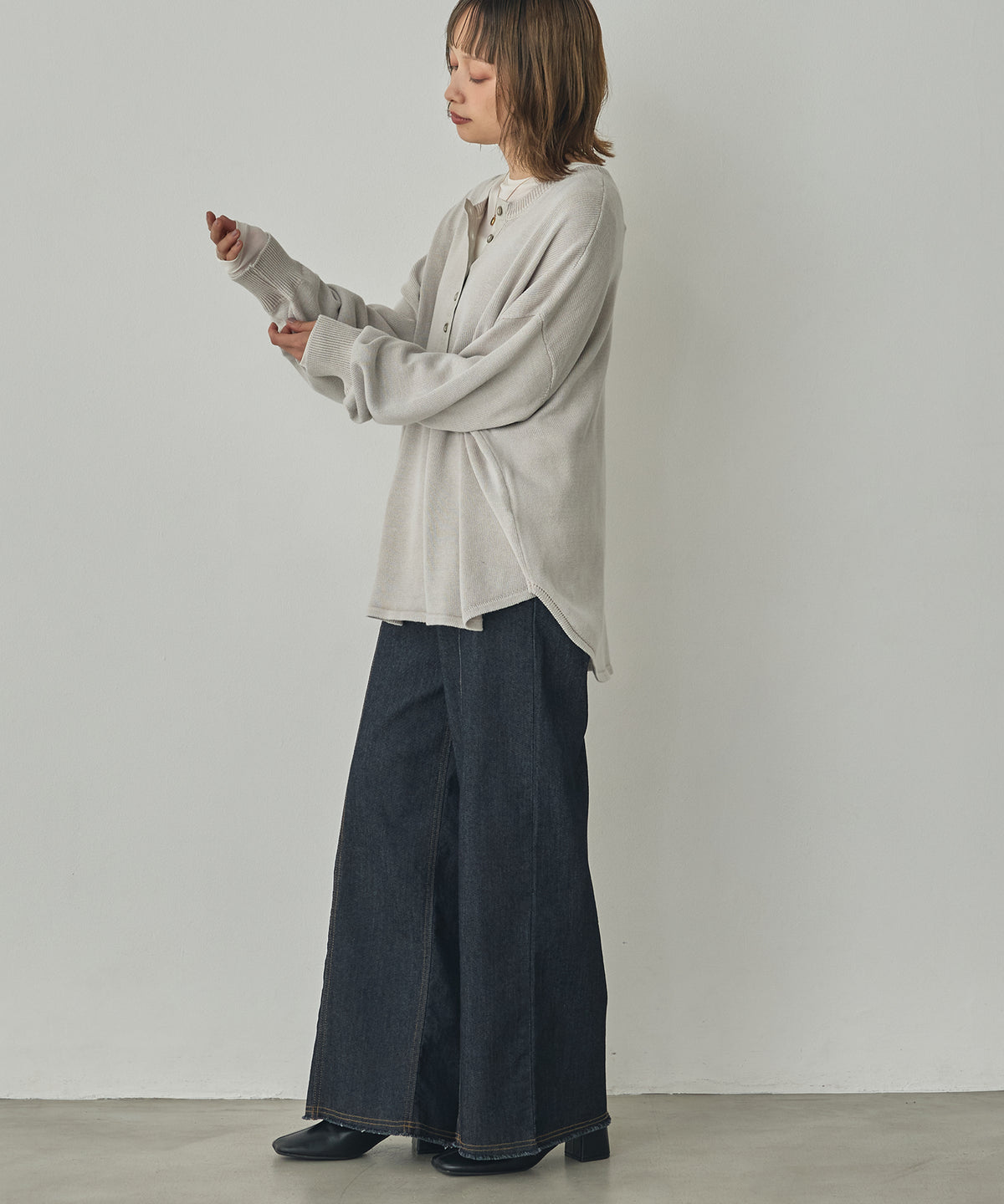 VINTAGE-STYLE HENLEY-NECK TOPS