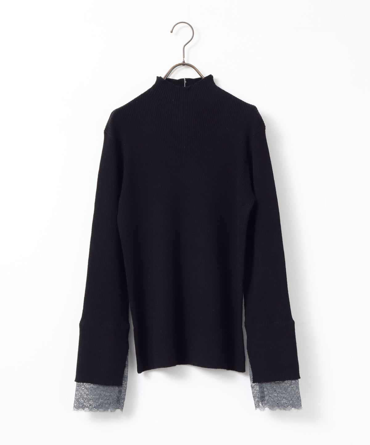 LACE-TRIMMED DOCKING KNIT