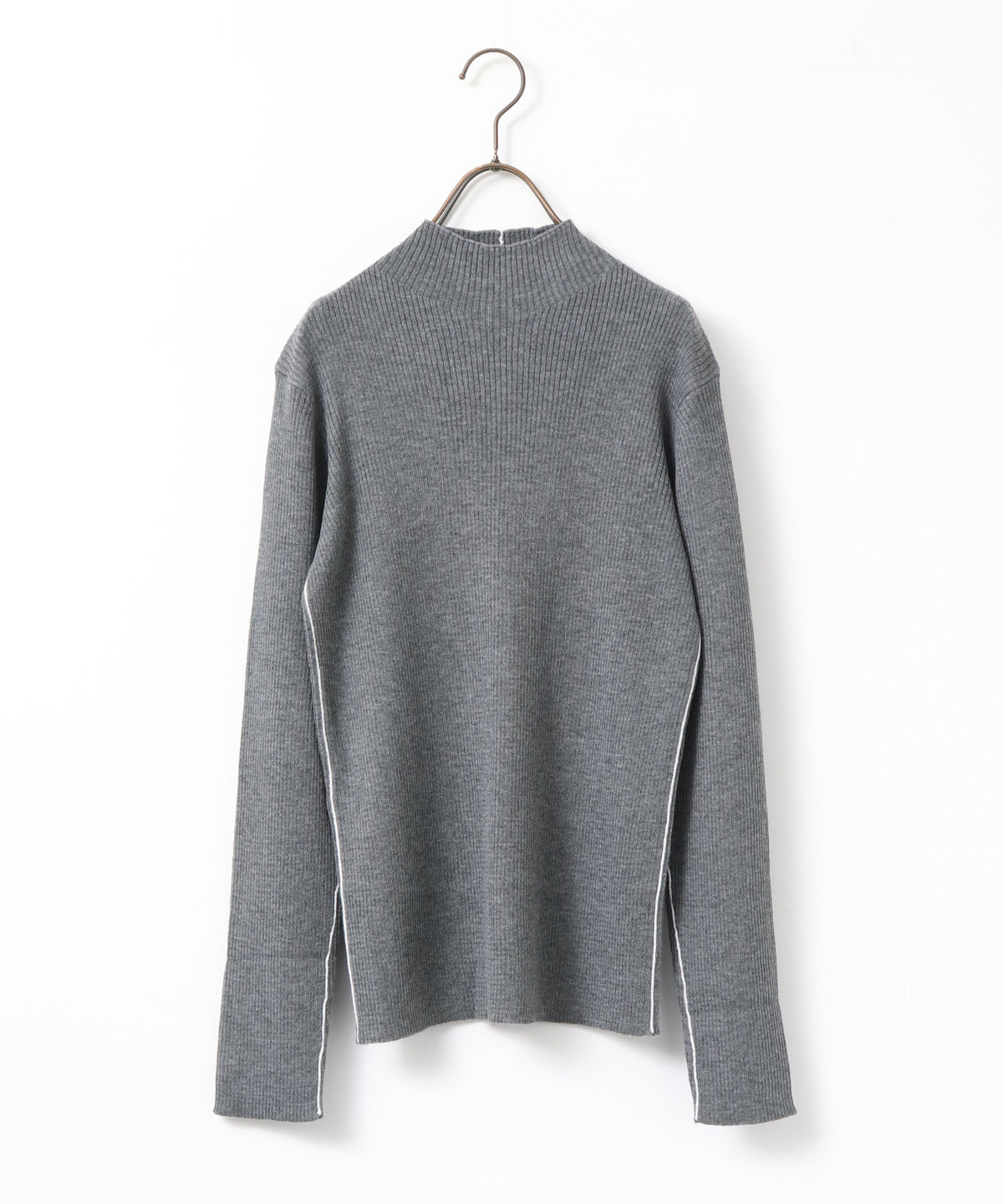 STRIPED WOOL-BLEND KNIT