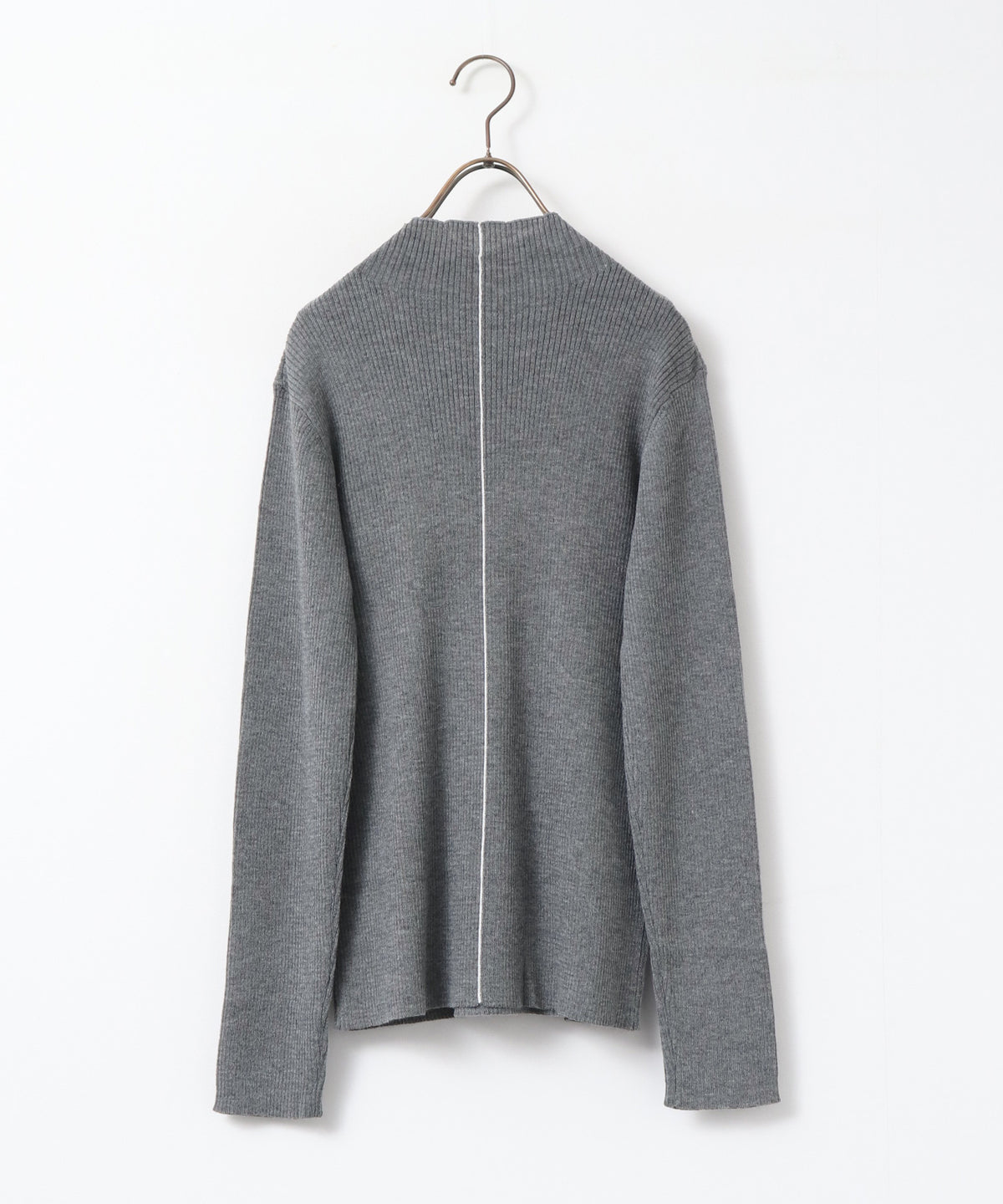 STRIPED WOOL-BLEND KNIT