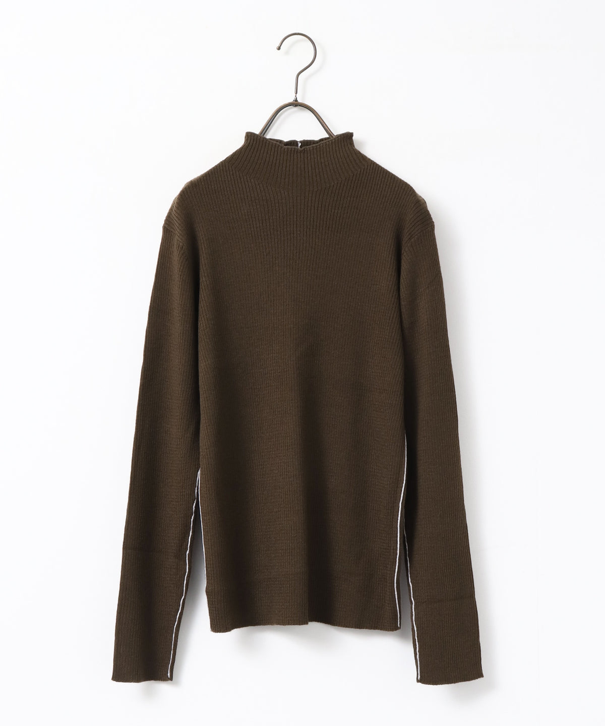 STRIPED WOOL-BLEND KNIT