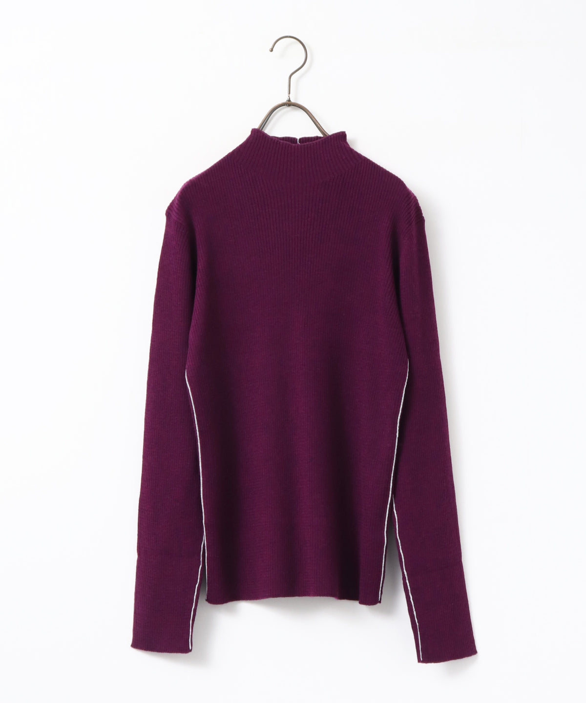 STRIPED WOOL-BLEND KNIT