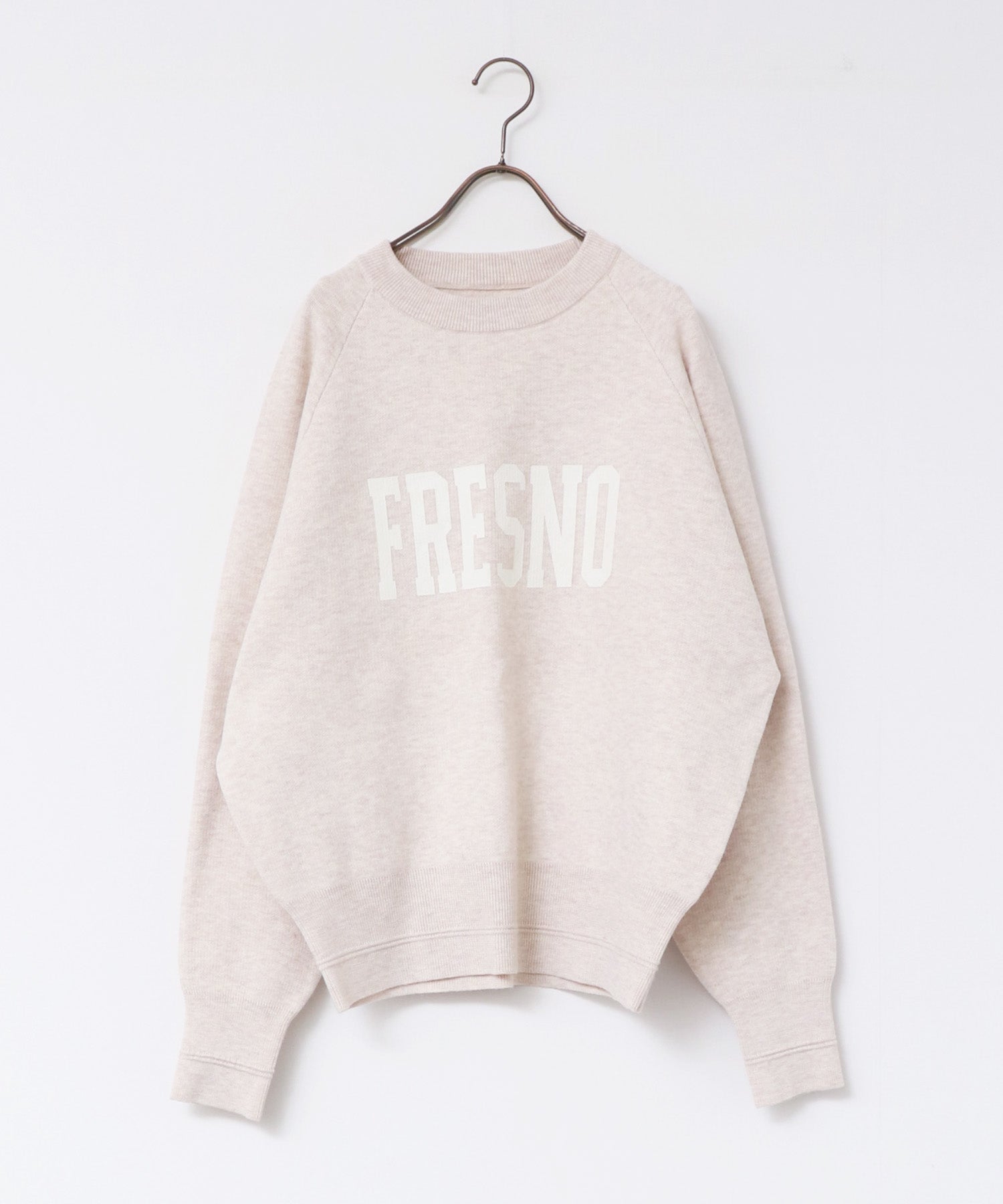 【WEB限定/別注】【新色追加】ソフトタッチ ロゴニット