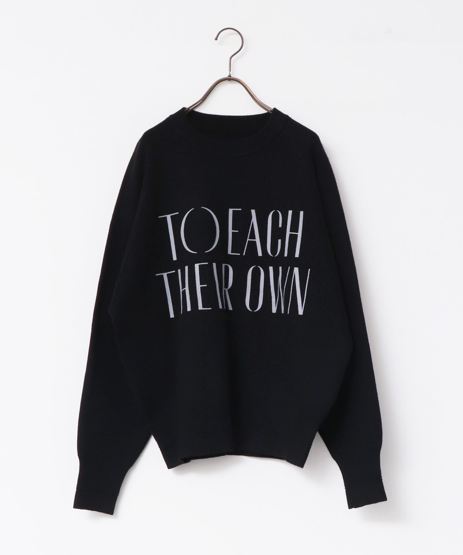 【WEB限定/別注】【新色追加】ソフトタッチ ロゴニット