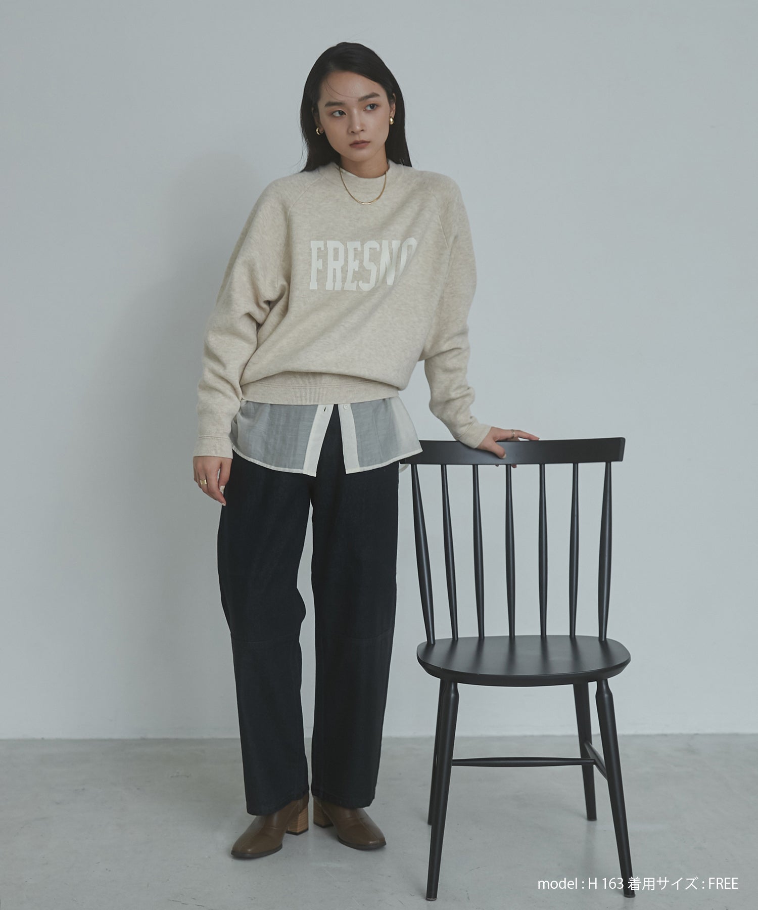 【WEB限定/別注】【新色追加】ソフトタッチ ロゴニット