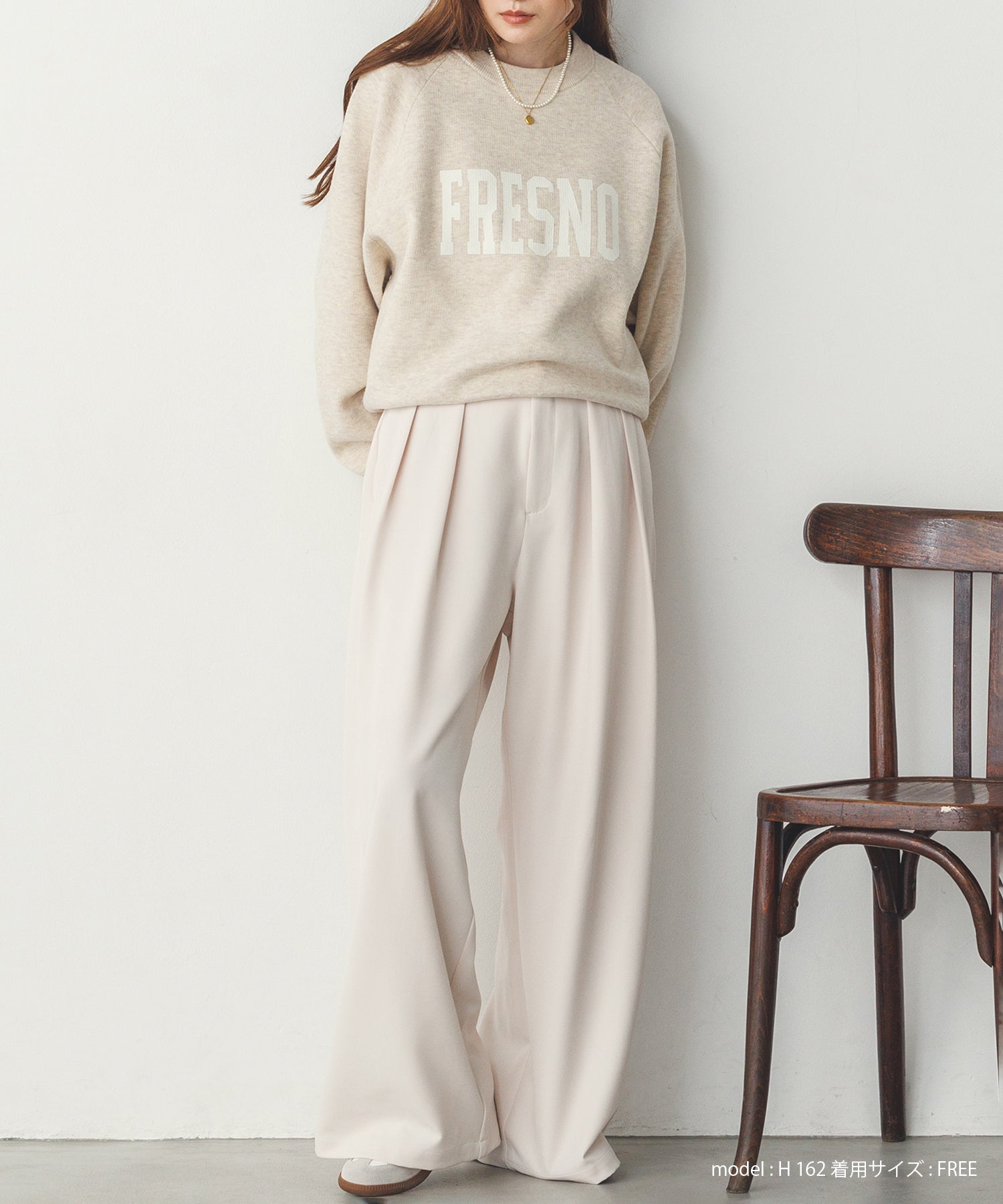 【WEB限定/別注】【新色追加】ソフトタッチ ロゴニット