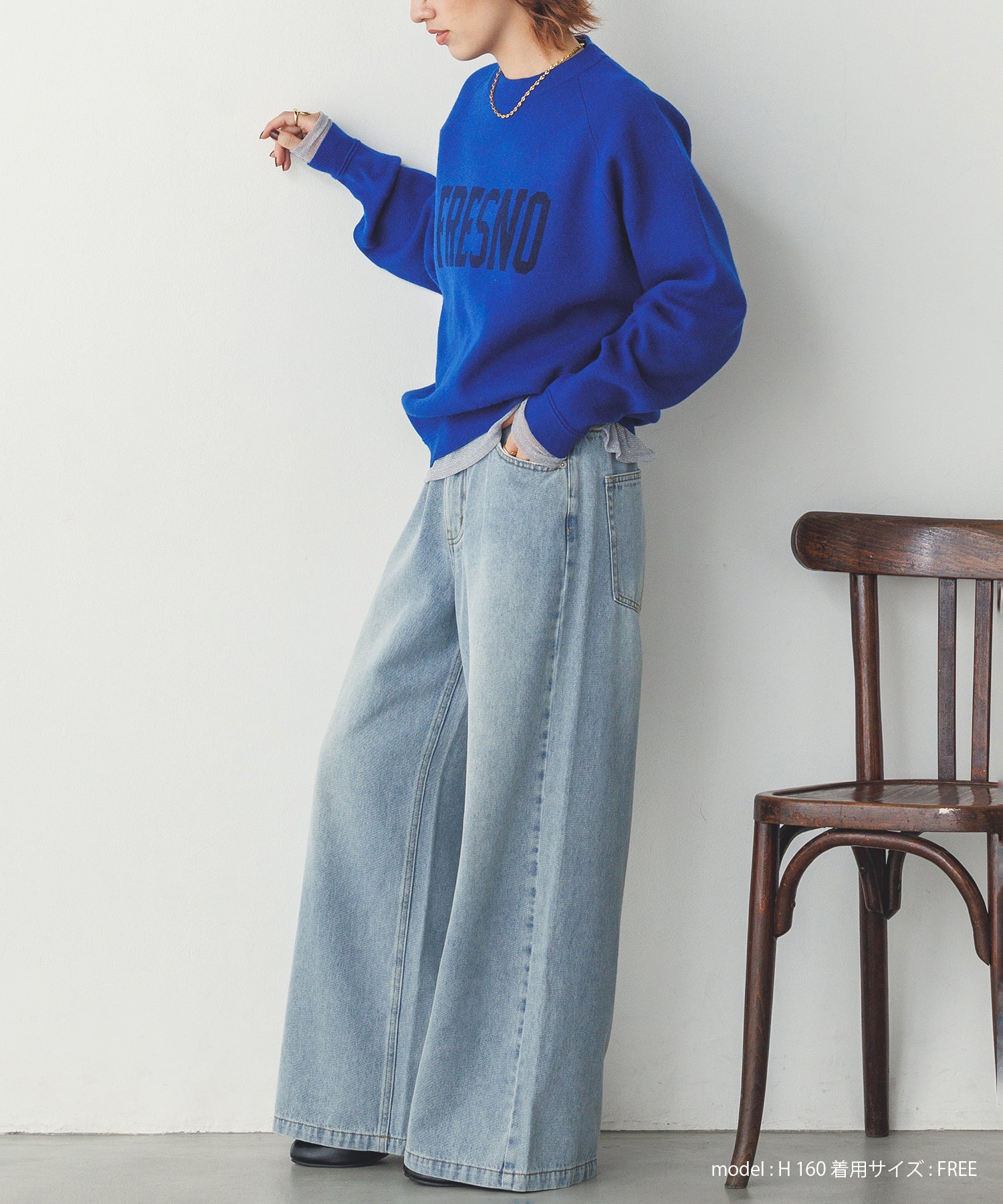 【WEB限定/別注】【新色追加】ソフトタッチ ロゴニット