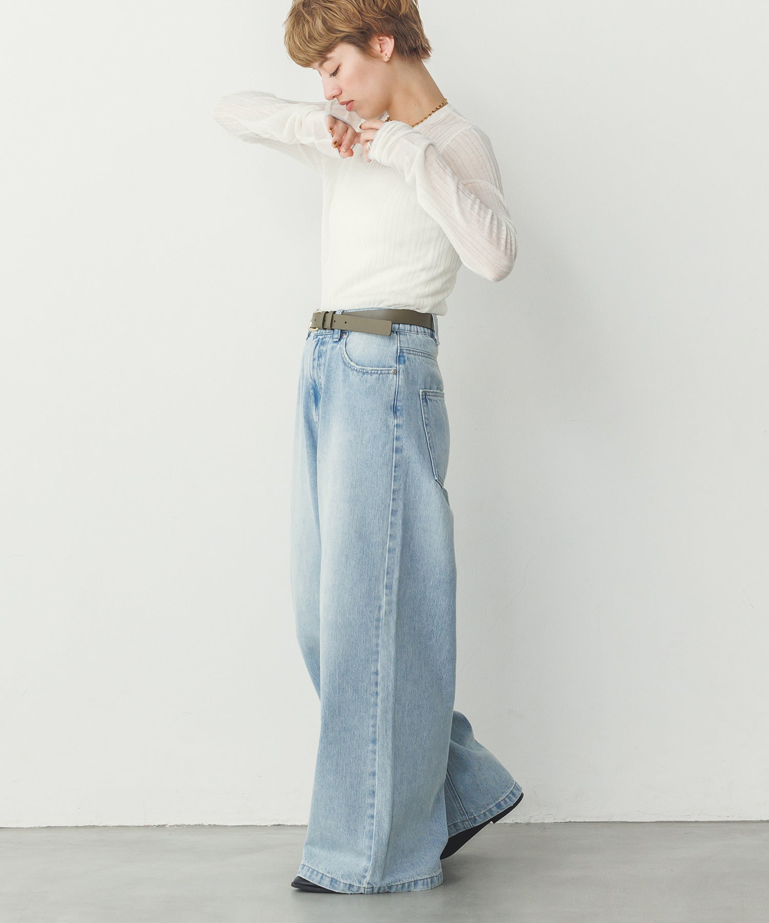 【WEB限定/別注】ランダム リブシアーニット