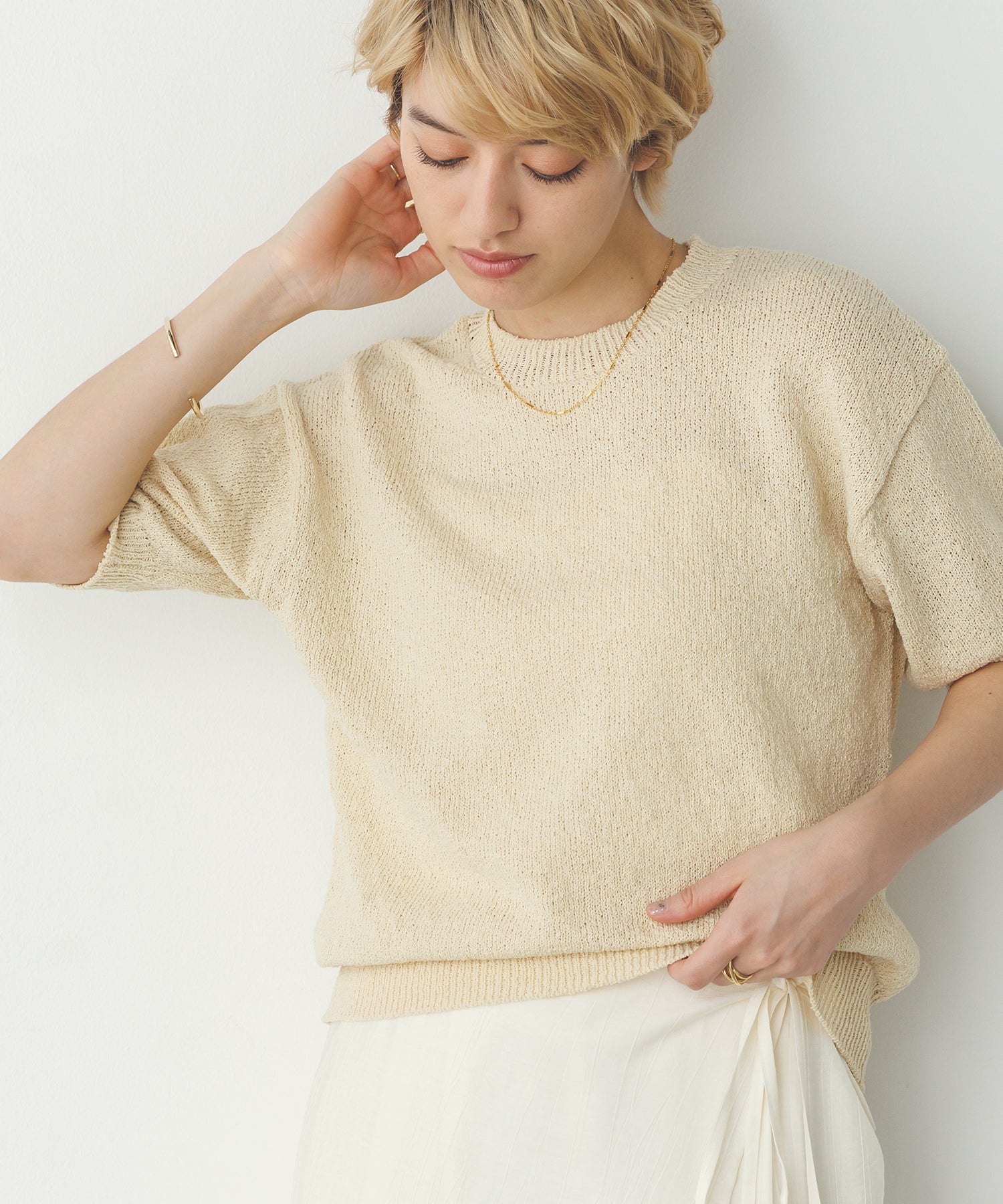 HALF SLEEVE SUMMER KNIT