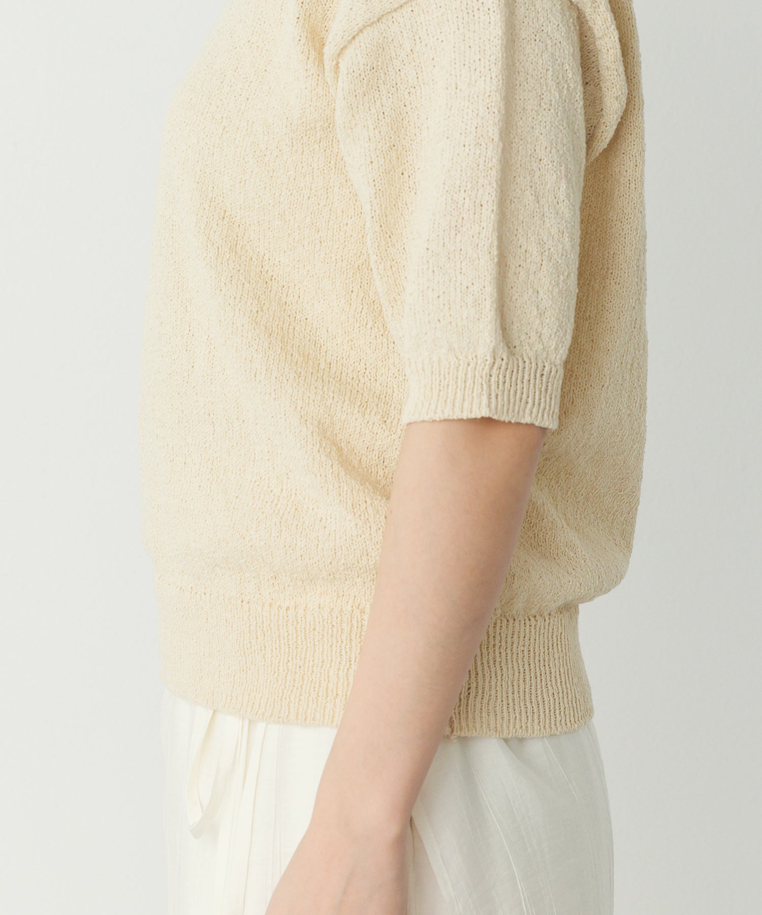 【別注】ハーフスリーブ サマーニット