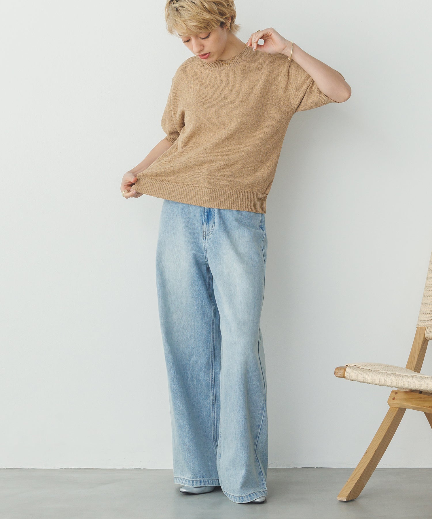 HALF SLEEVE SUMMER KNIT