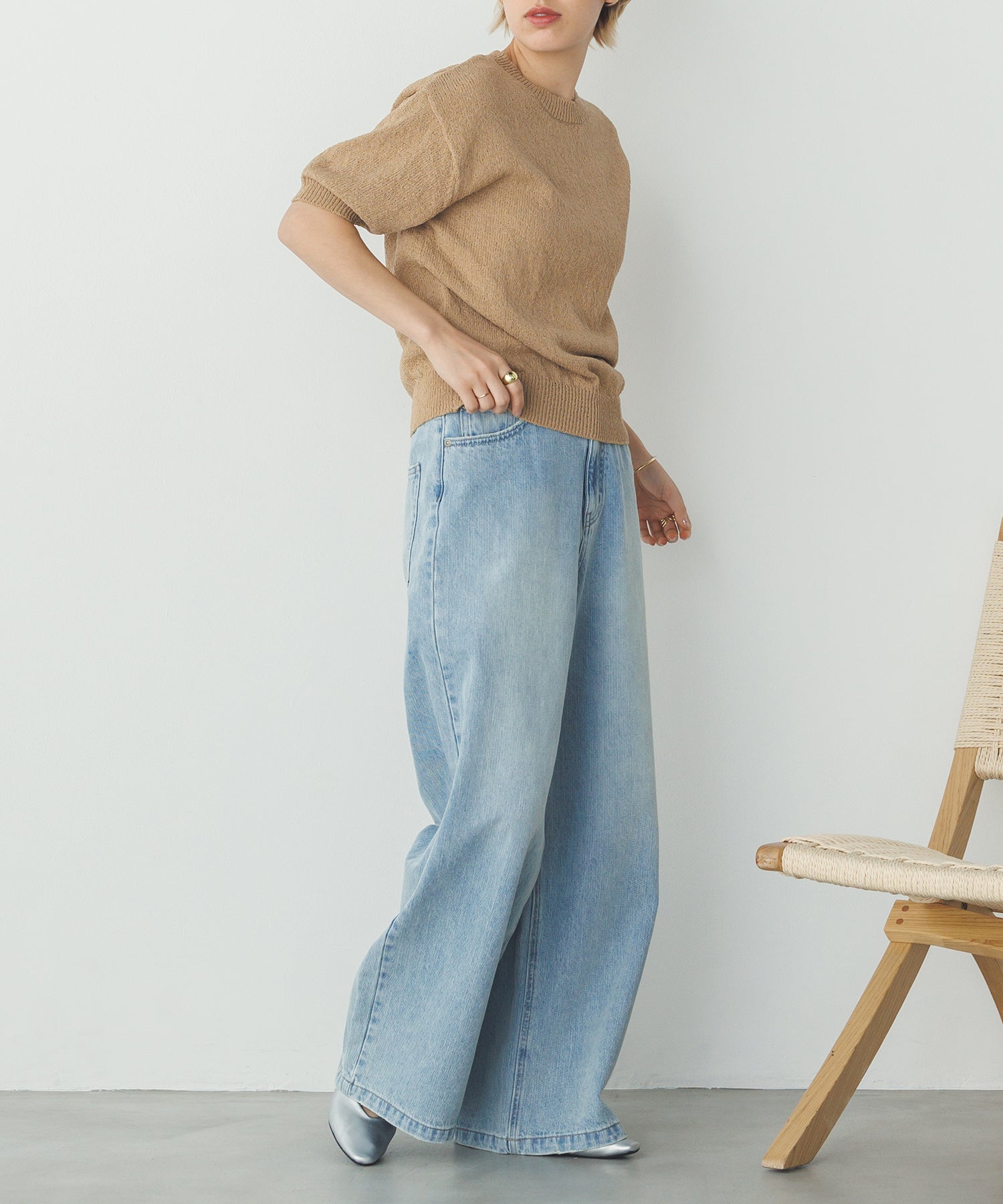 HALF SLEEVE SUMMER KNIT