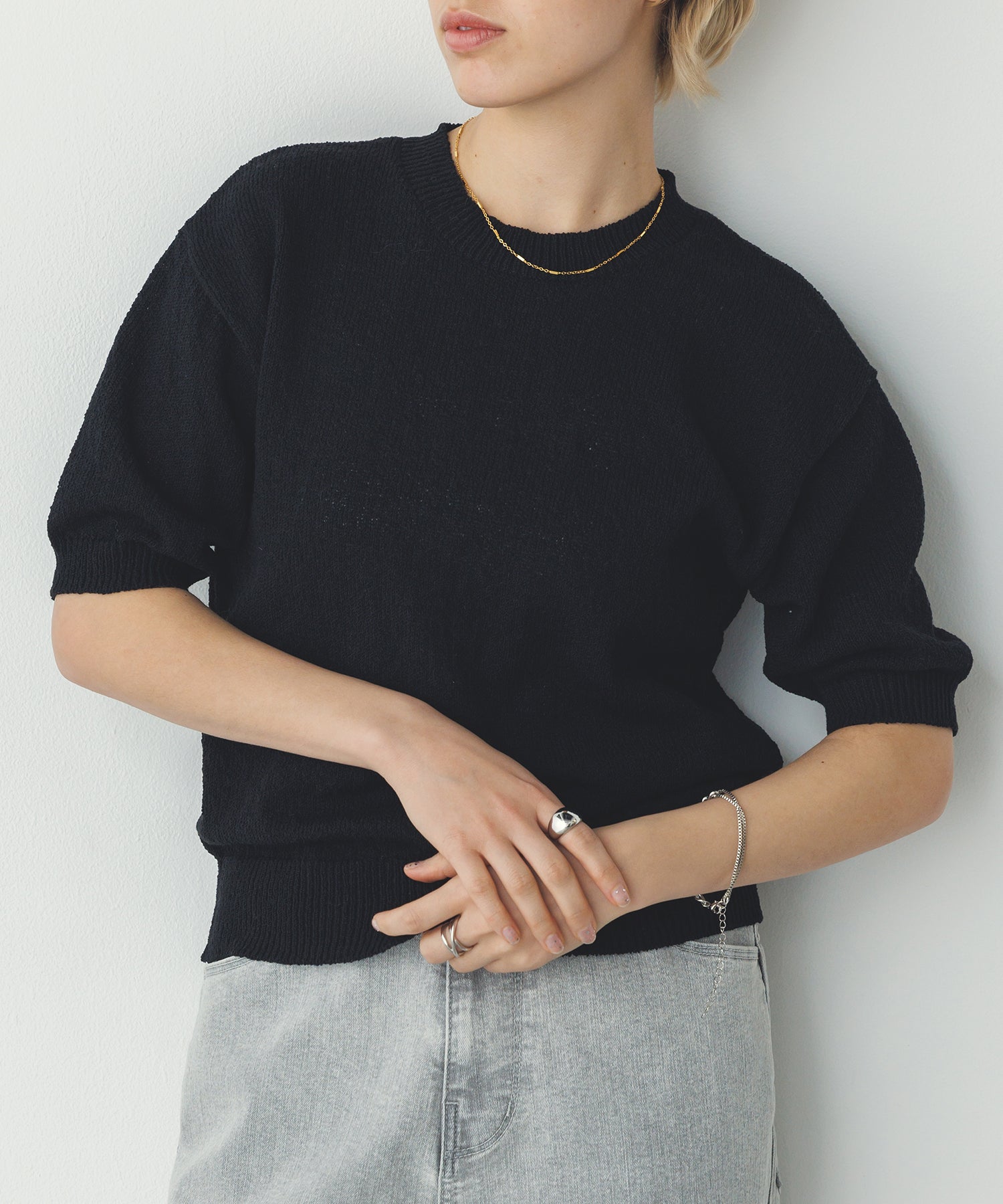 HALF SLEEVE SUMMER KNIT