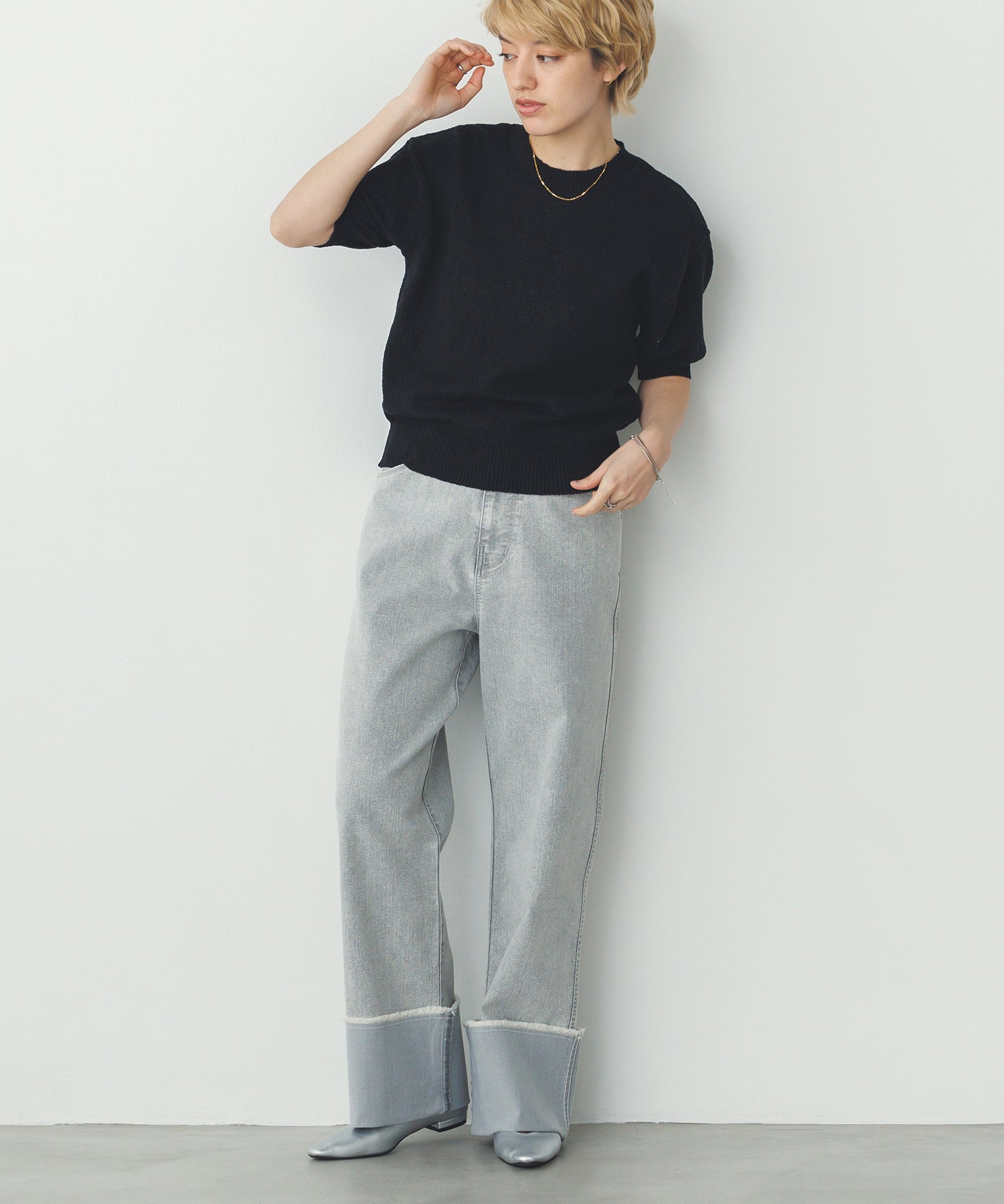 HALF SLEEVE SUMMER KNIT