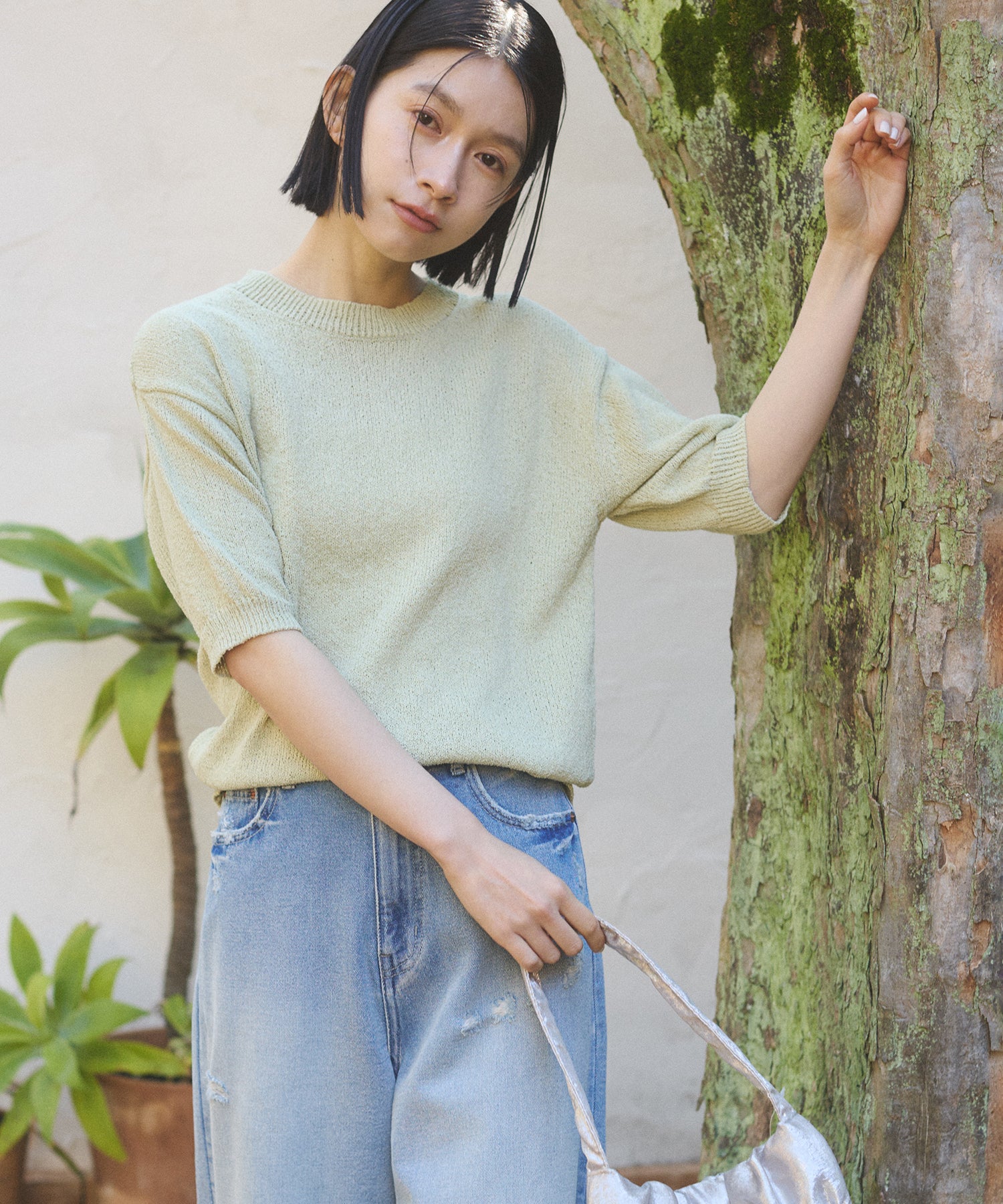 HALF SLEEVE SUMMER KNIT