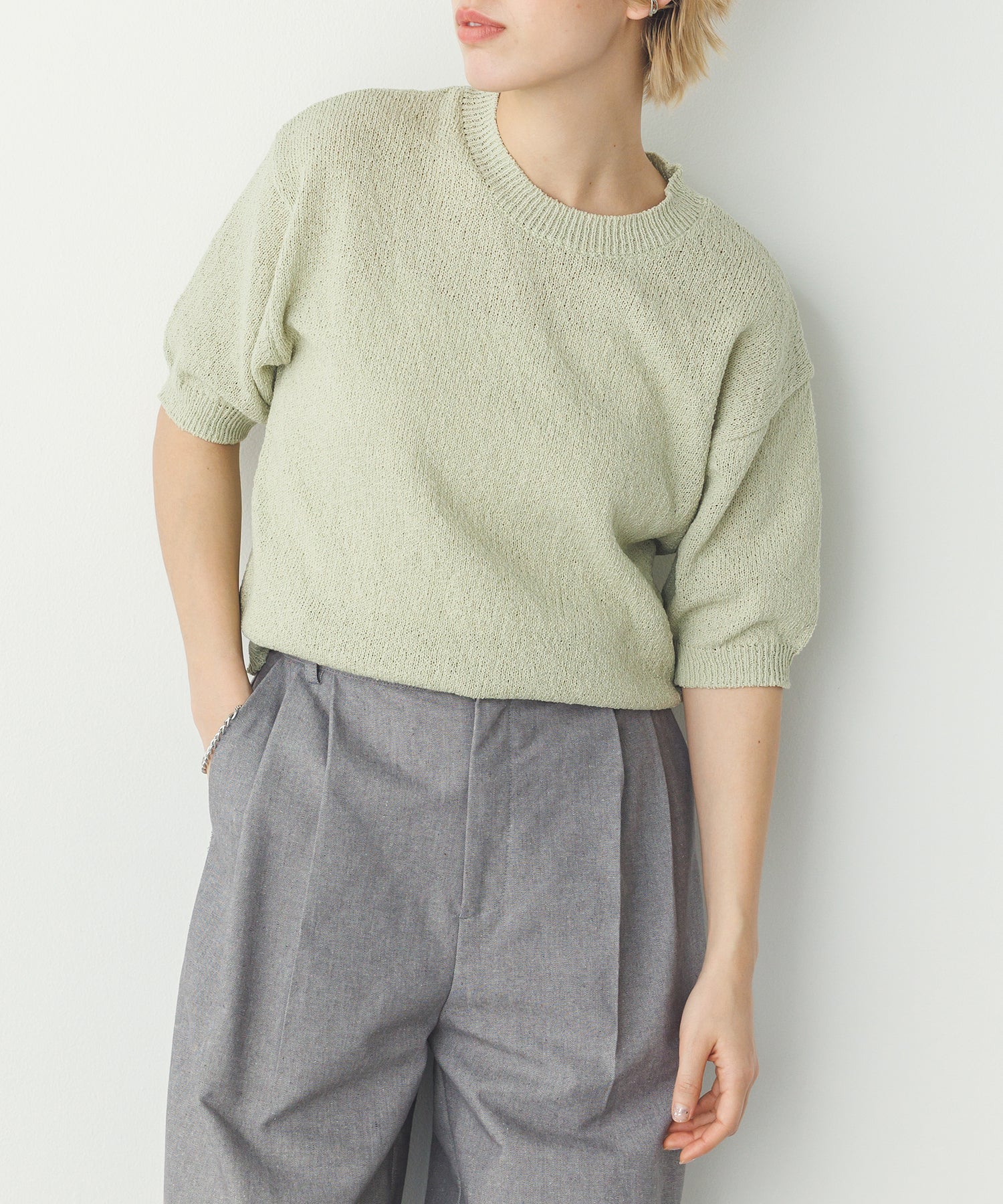 HALF SLEEVE SUMMER KNIT