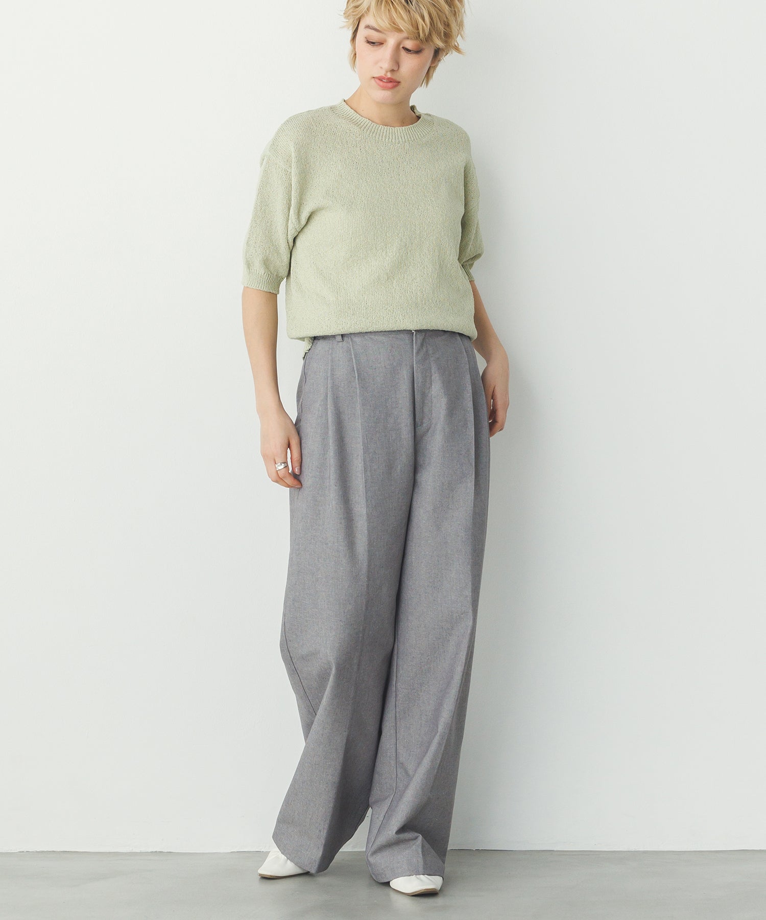 HALF SLEEVE SUMMER KNIT