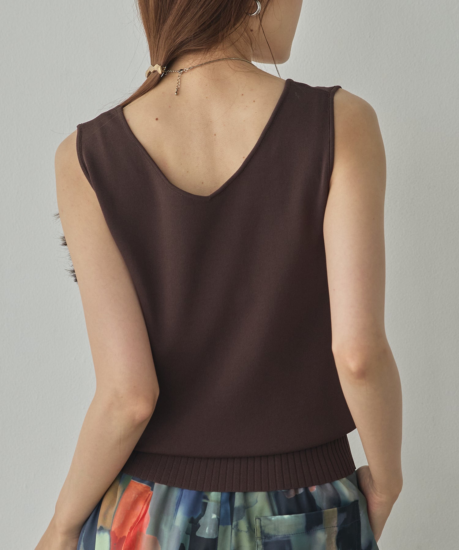 REVERSIBLE 2-WAY KNIT TANK TOP