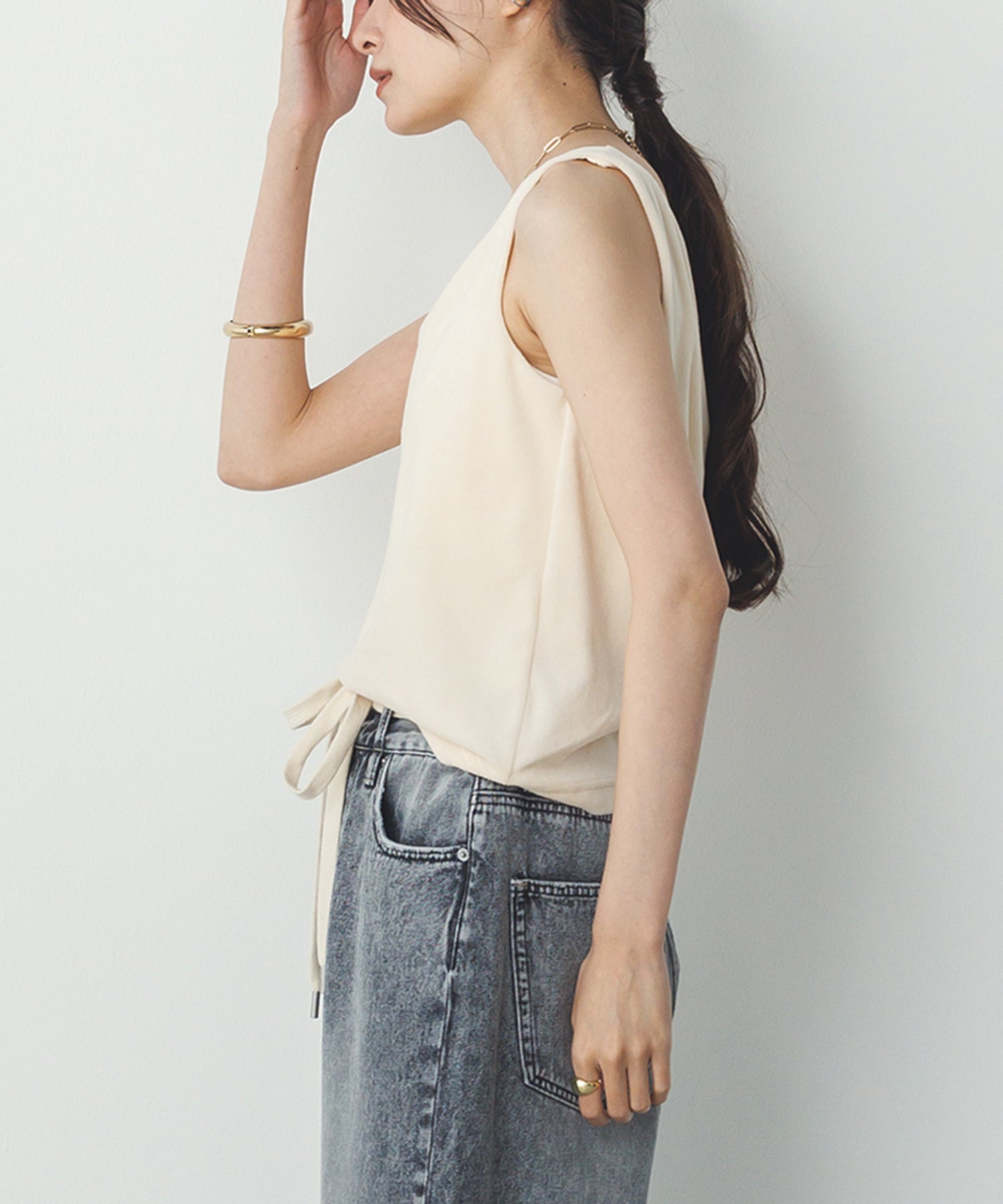 VELOR 2WAY SQUARE TANK TOP