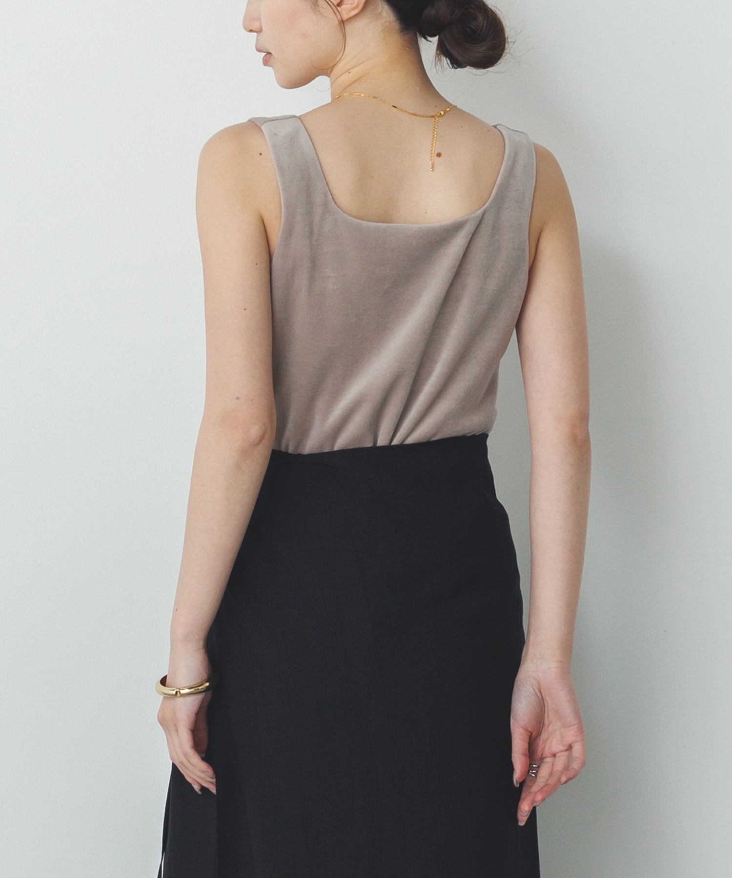 VELOR 2WAY SQUARE TANK TOP