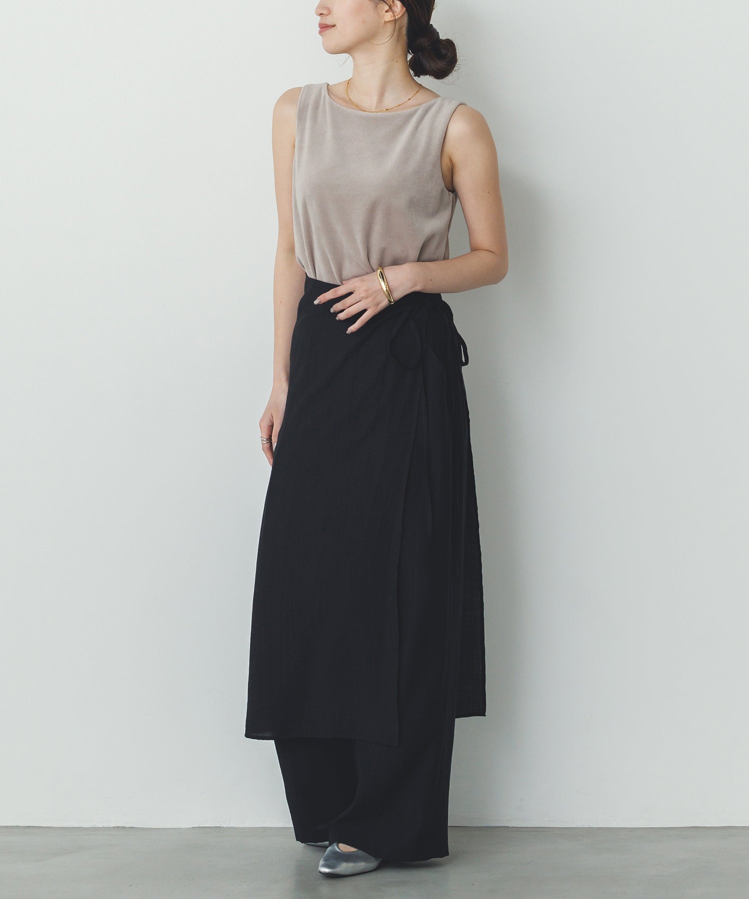 VELOR 2WAY SQUARE TANK TOP