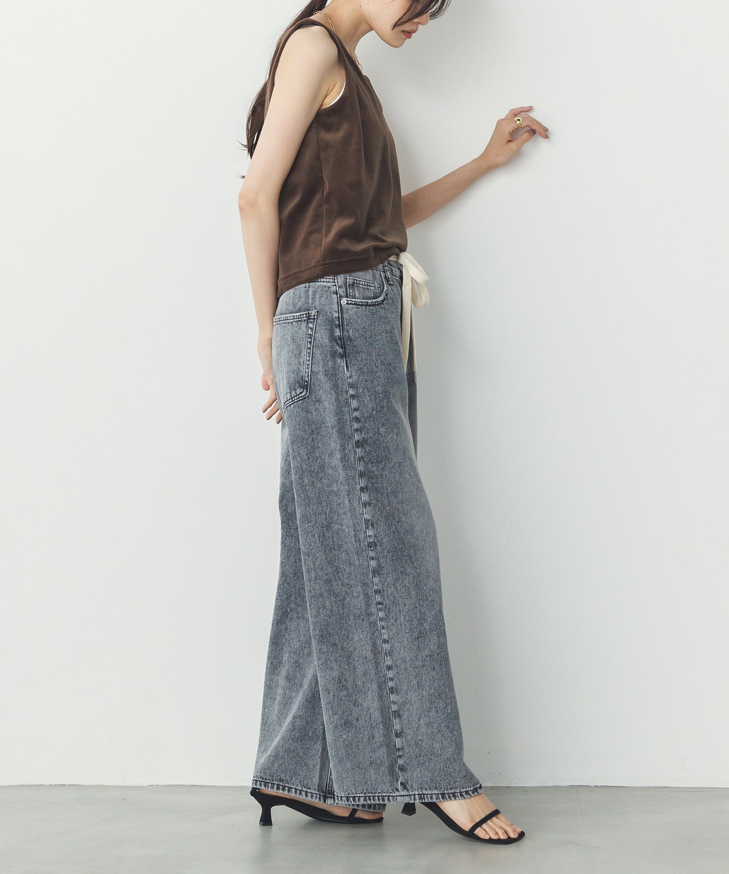 VELOR 2WAY SQUARE TANK TOP