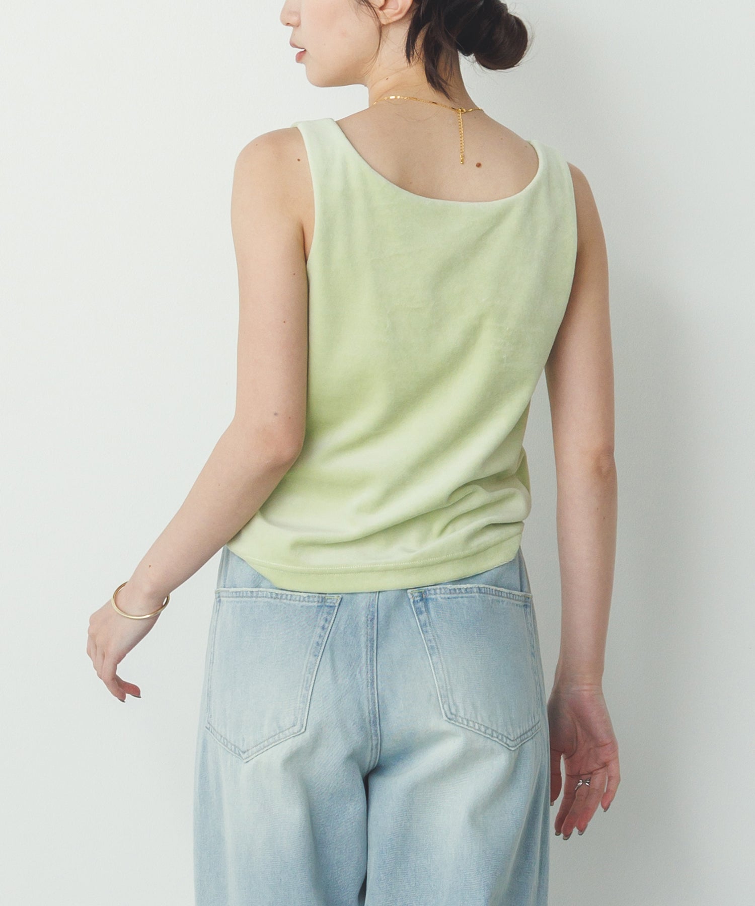 VELOR 2WAY SQUARE TANK TOP