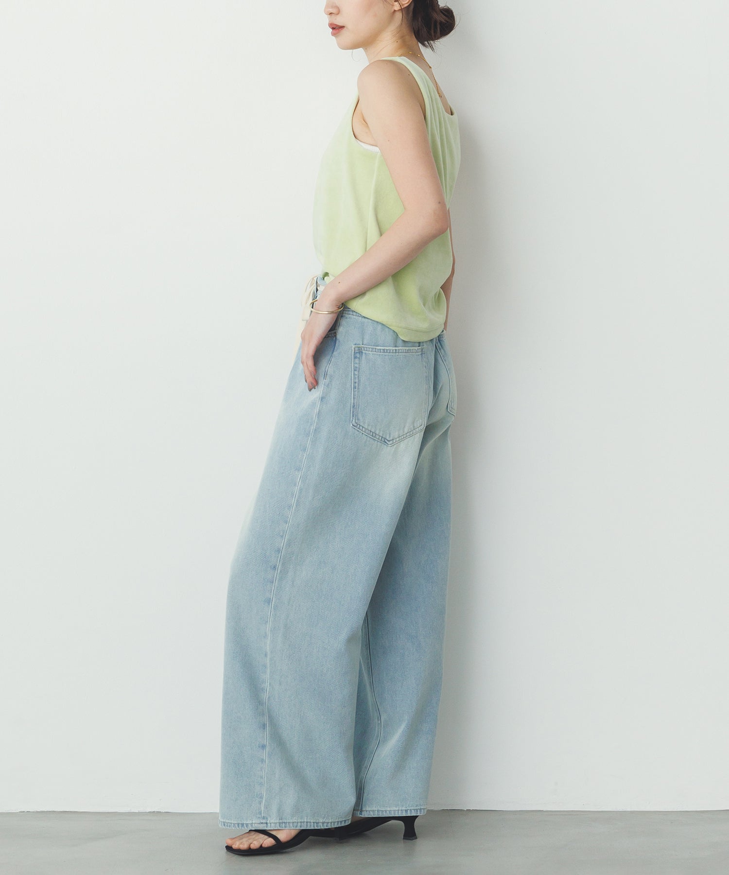 VELOR 2WAY SQUARE TANK TOP