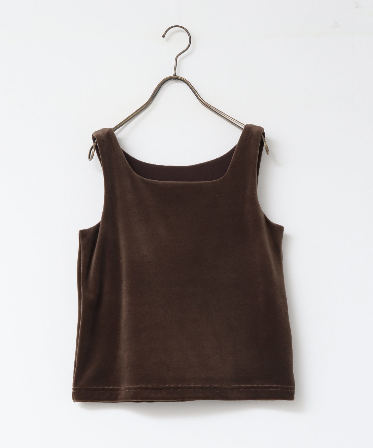VELOR 2WAY SQUARE TANK TOP