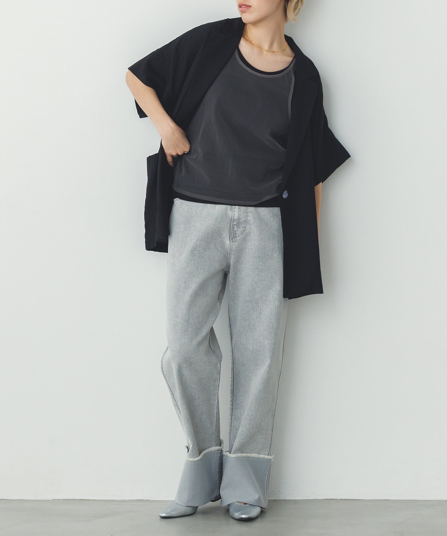 TULLE LAYERED TANK TOP