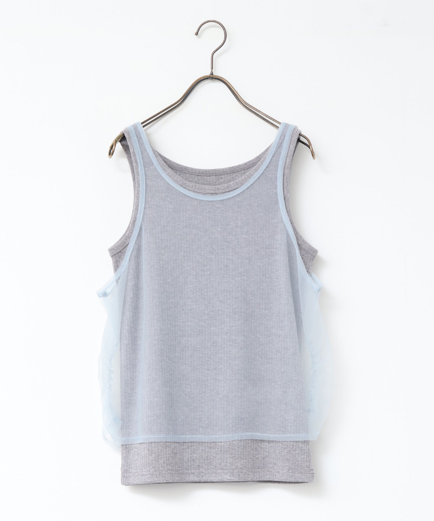 TULLE LAYERED TANK TOP