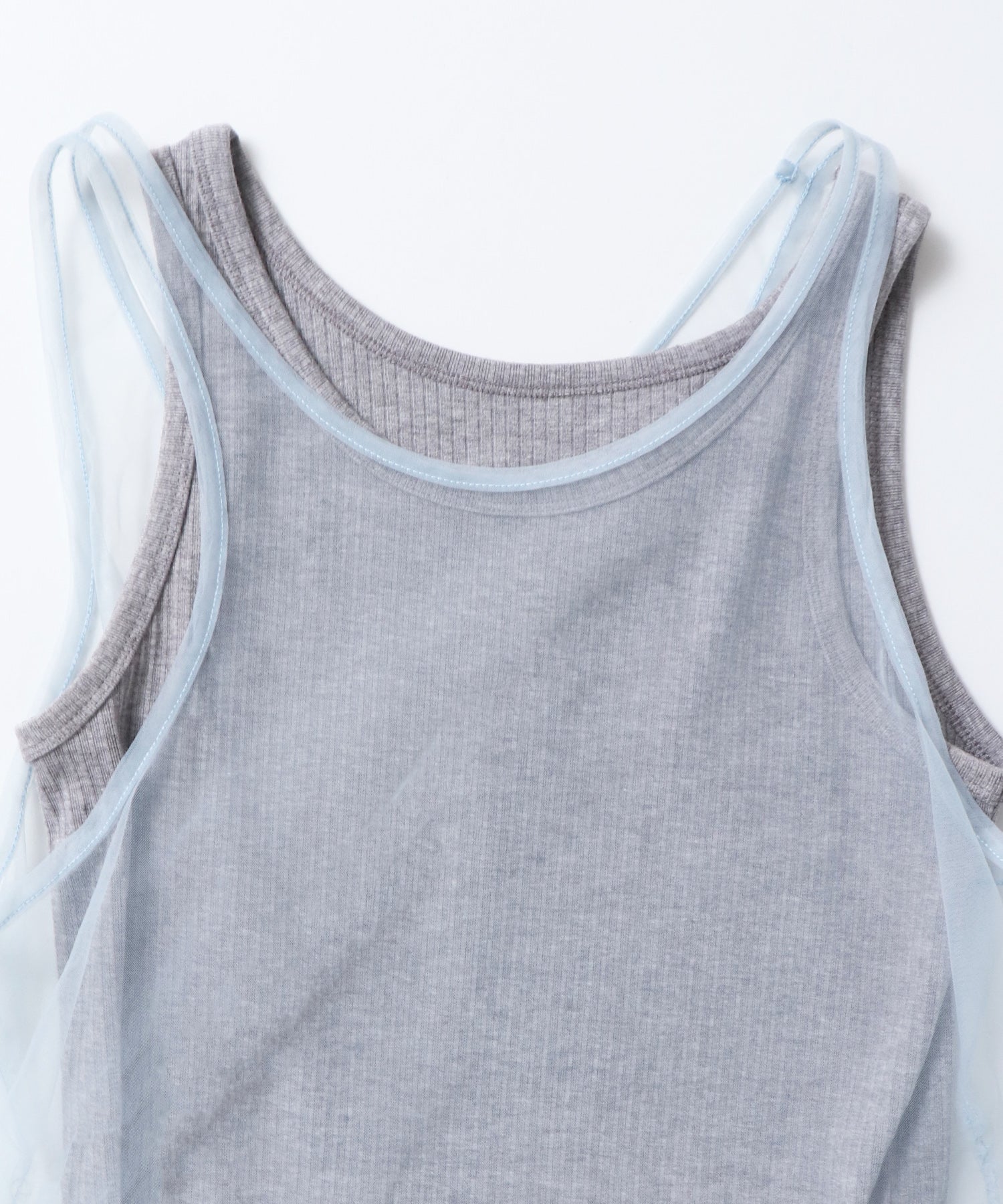 TULLE LAYERED TANK TOP