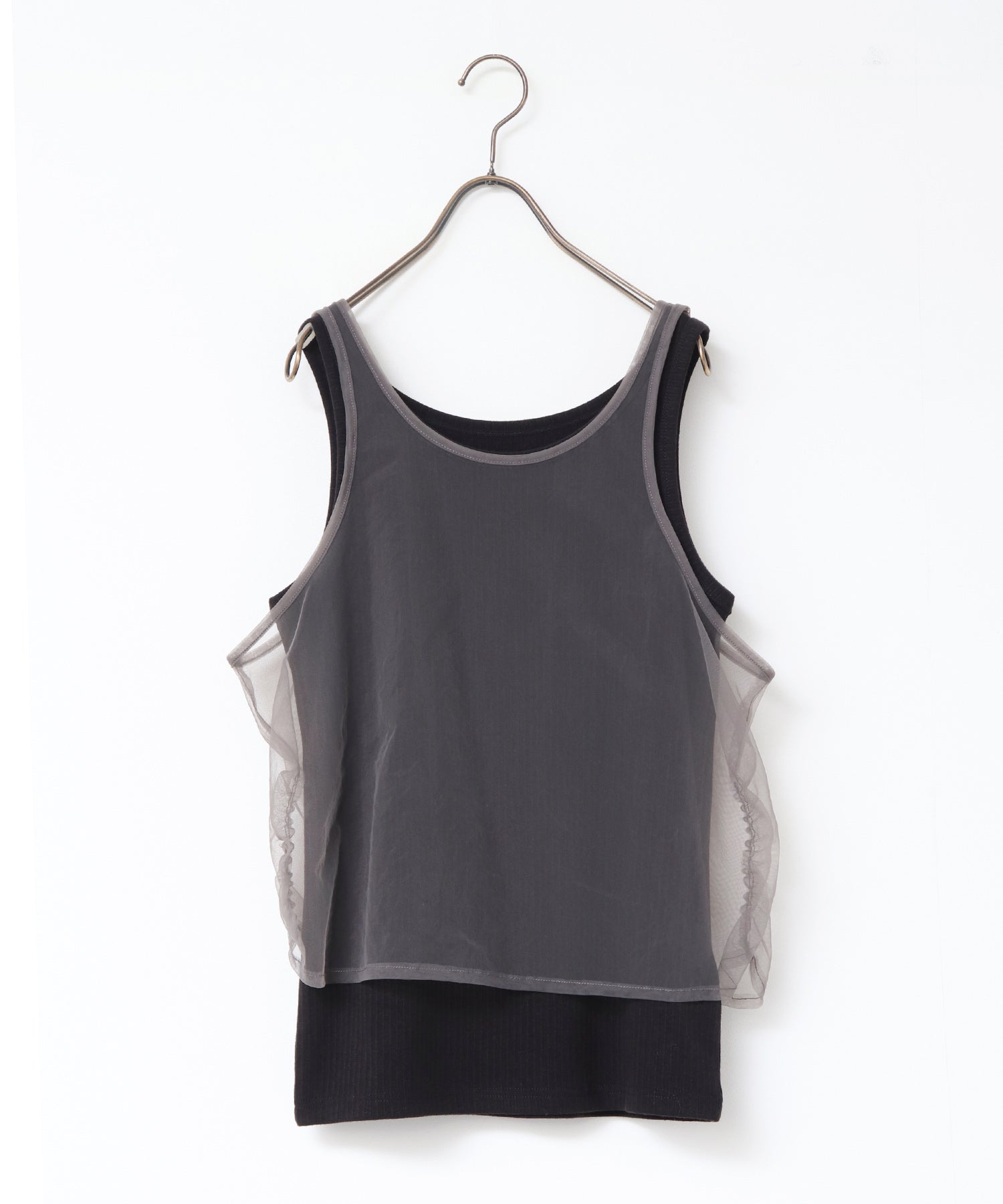 TULLE LAYERED TANK TOP
