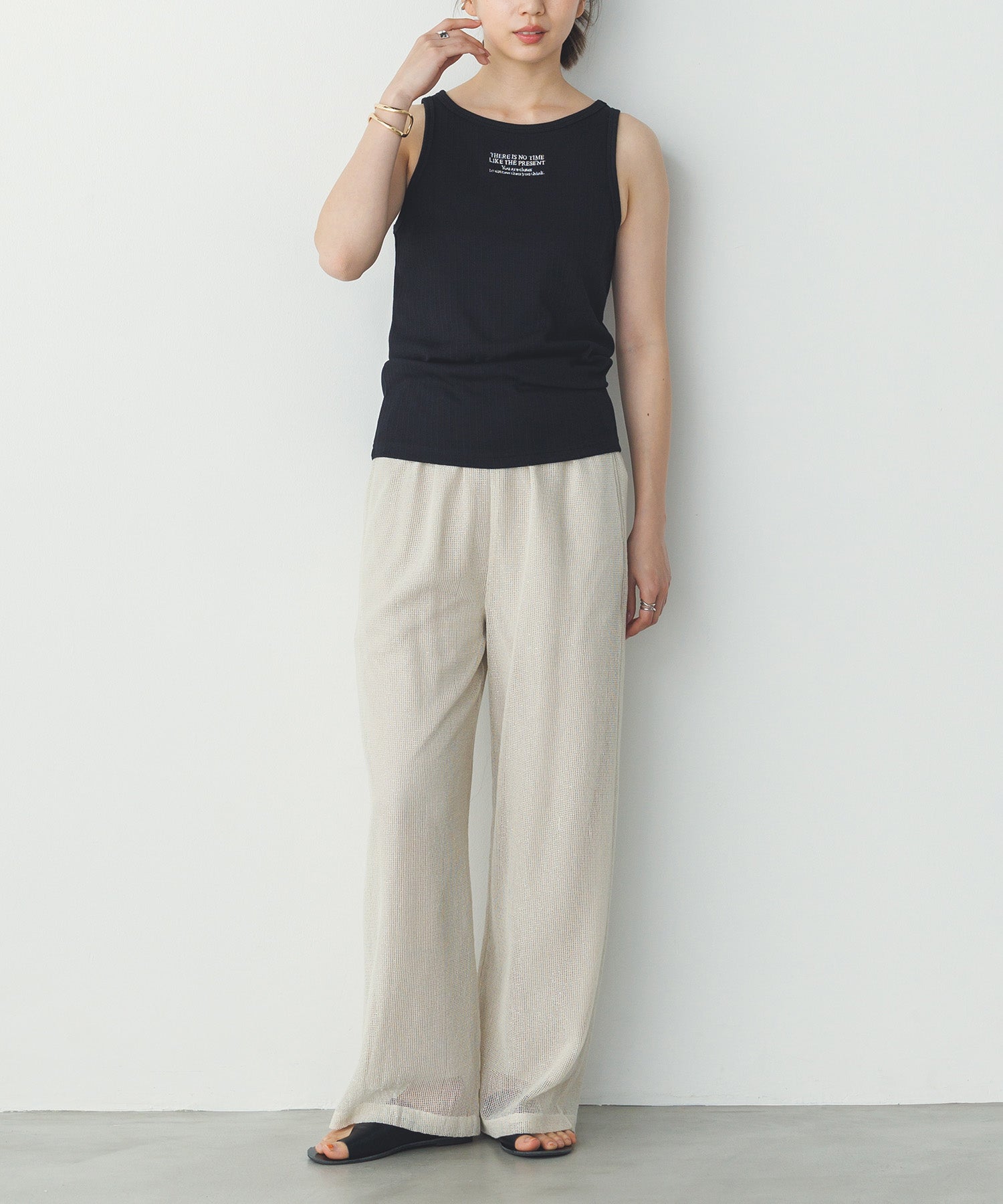 LOGO EMBROIDERY TANK TOP