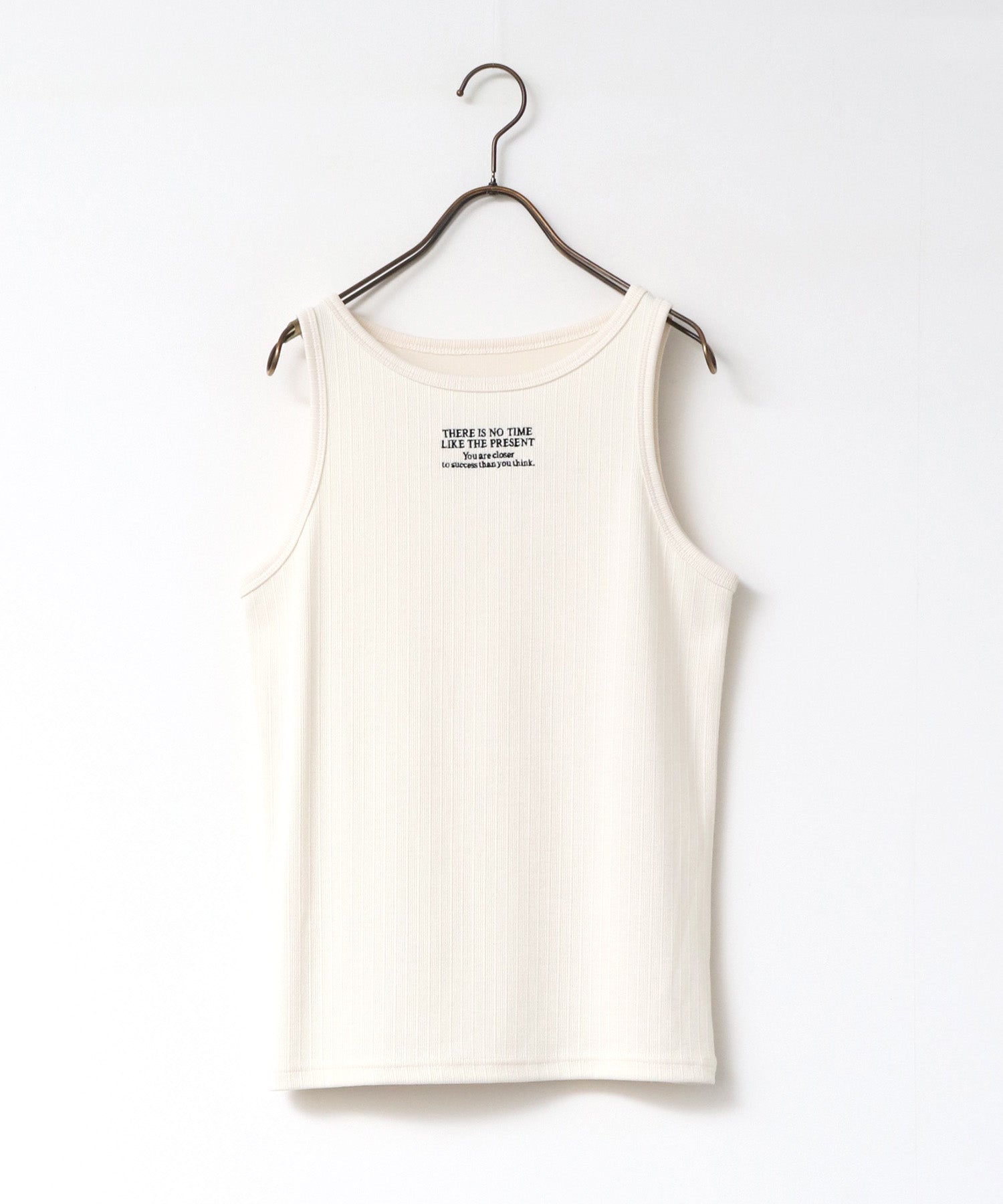 LOGO EMBROIDERY TANK TOP