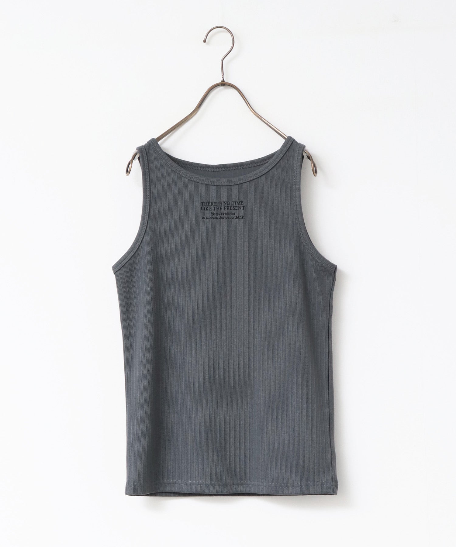 LOGO EMBROIDERY TANK TOP