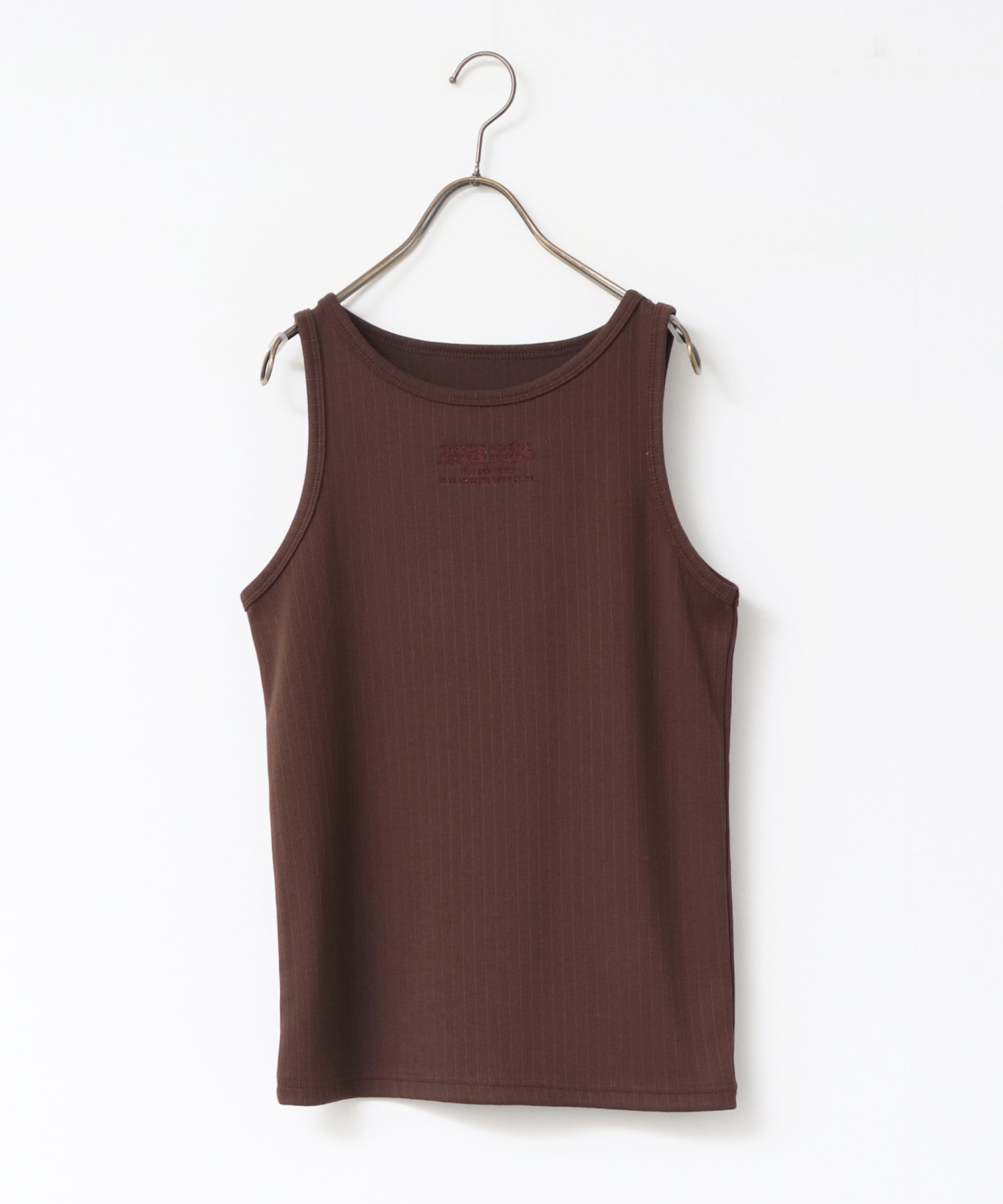 LOGO EMBROIDERY TANK TOP